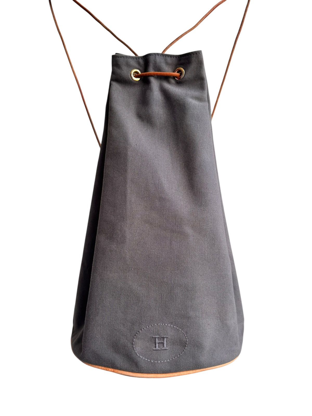 Hermes Vintage Hermes Drawstring Bucket Bag Backpacks Size ONE SIZE - 3 Thumbnail