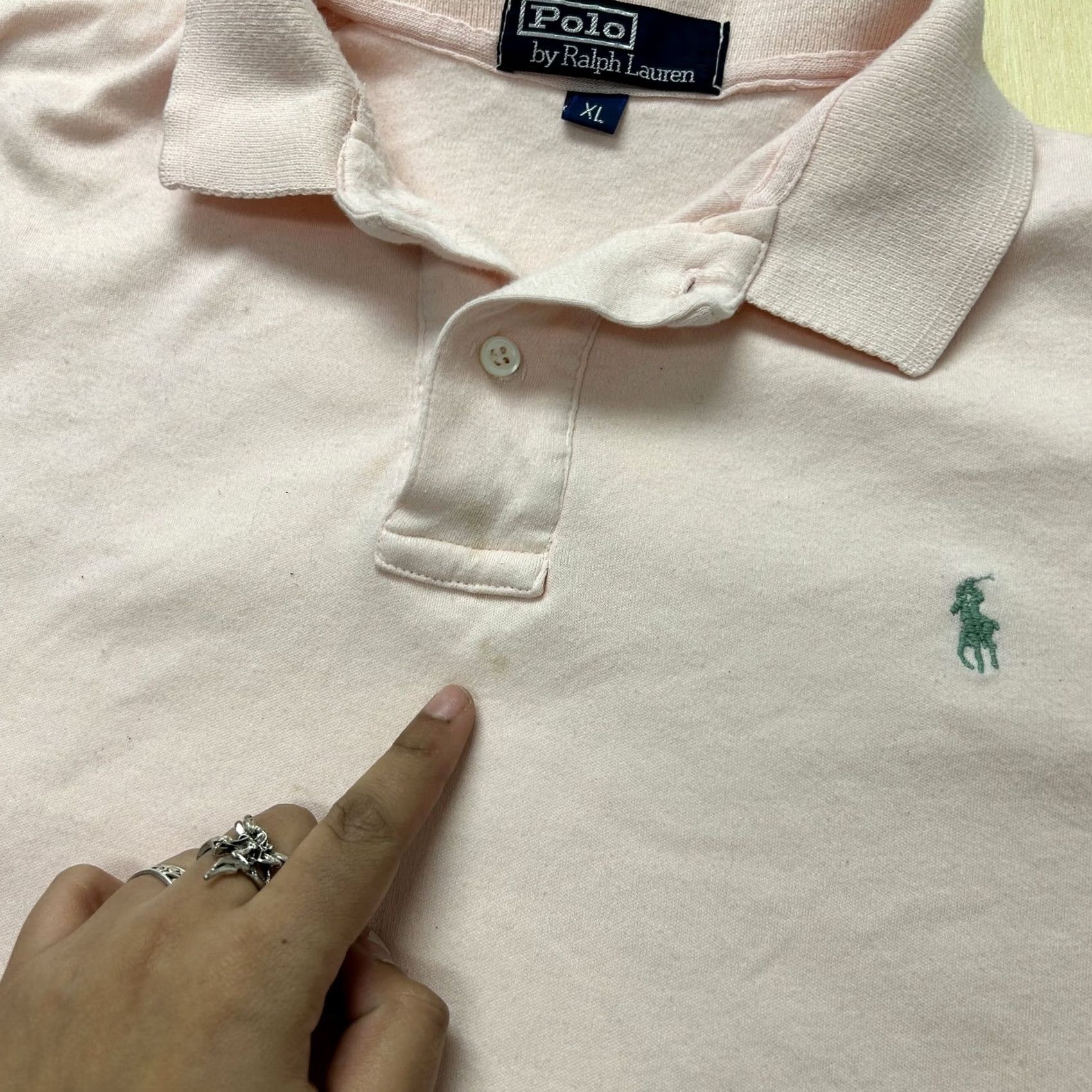 Polo Ralph Lauren Polo Shirt Mens XL Pink Puff Sleeve Embroidered Logo Polo by Ralph Lauren Shirt Size US XL / EU 56 / 4 - 4 Thumbnail