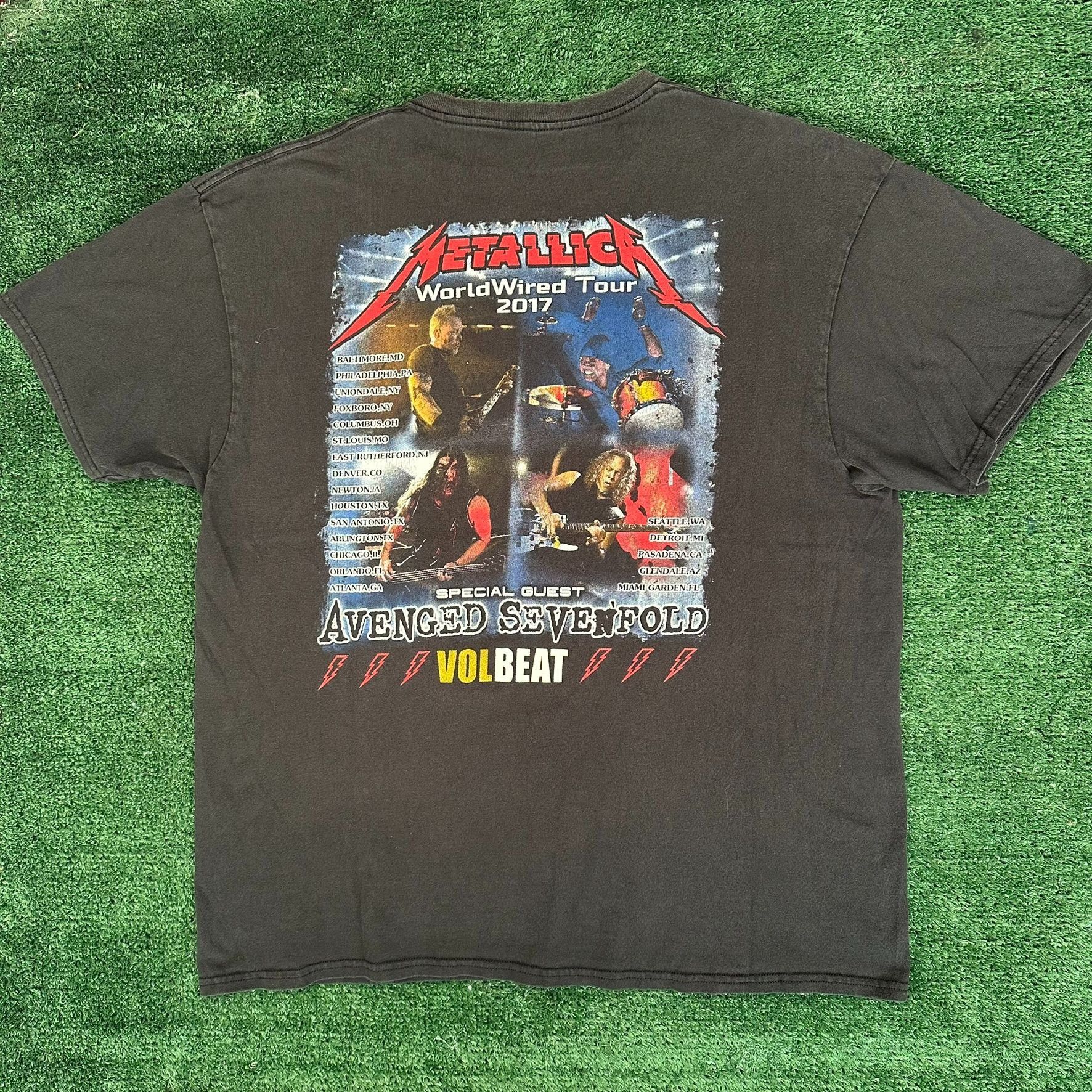 Metallica Metallica Hardwired To Self Destruct WorldWired Tour T-Shirt Size US L / EU 52-54 / 3 - 5 Thumbnail