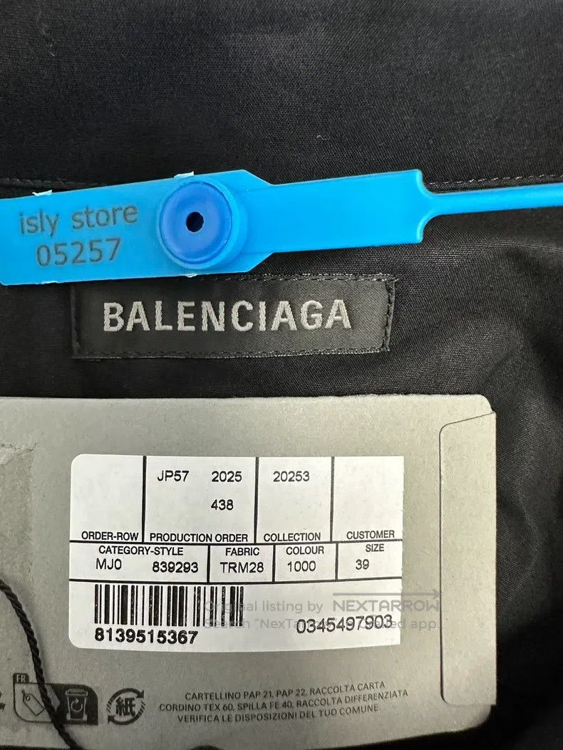 Balenciaga Balenciaga Size 39 Oversized Short Sleeve Shirt Size US M / EU 48-50 / 2 - 4 Thumbnail