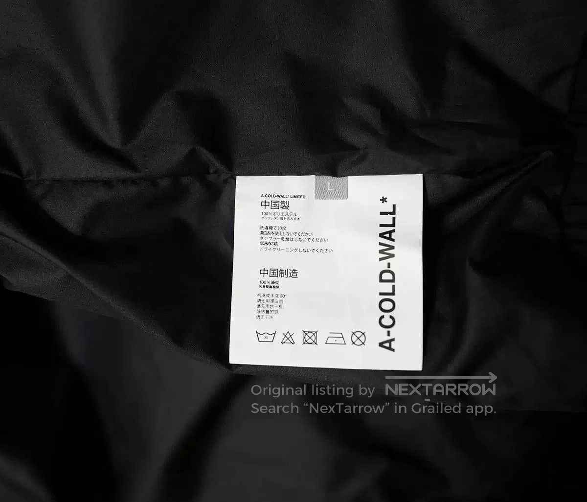 A-COLD-WALL* a cold wall rhombus storm jacket. Size US L / EU 52-54 / 3 - 6 Thumbnail