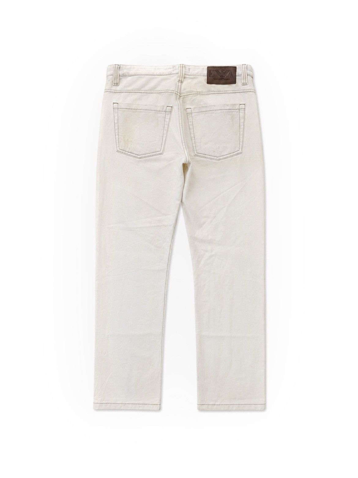 Emporio Armani emporio armani by giorgio armani distressed dirty jeans Size US 31 - 3 Thumbnail