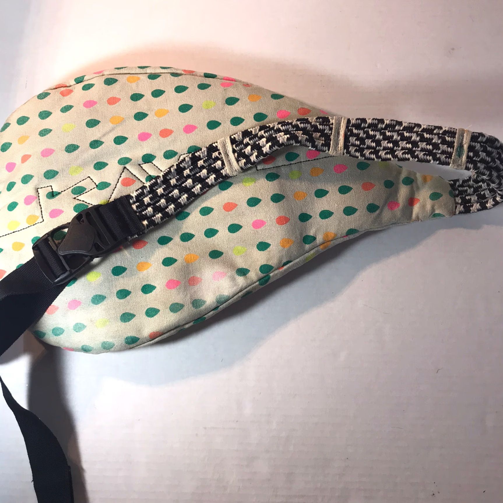 KAVU KAVU Sling Bag, Medium, Multicolor Polka Dot, Adjustable Strap, Crossbody, Casual Travel, Womens Size ONE SIZE - 5 Thumbnail