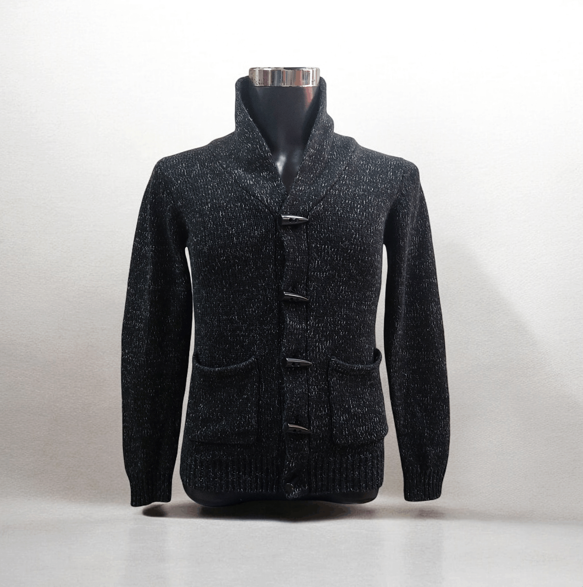 In The Attic In The Attic Shawl Collar Woollen Knit Cardigan Sweater Size US S / EU 44-46 / 1 - 1 Thumbnail