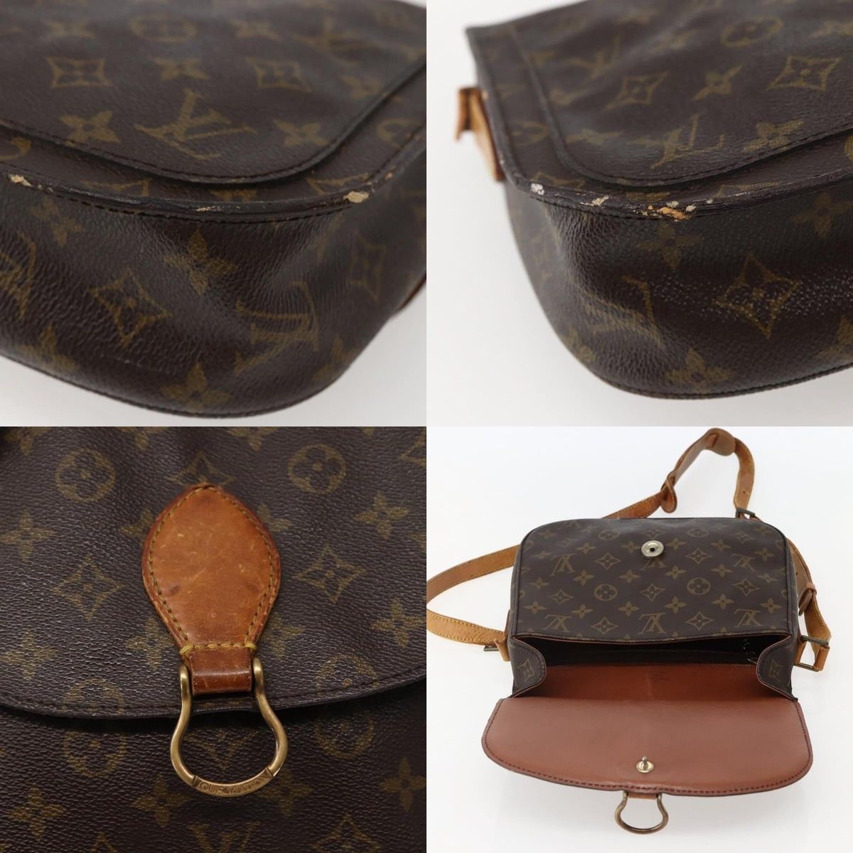 Louis Vuitton LOUIS VUITTON Monogram Saint Cloud GM Shoulder Bag M51242 Size ONE SIZE - 11 Thumbnail