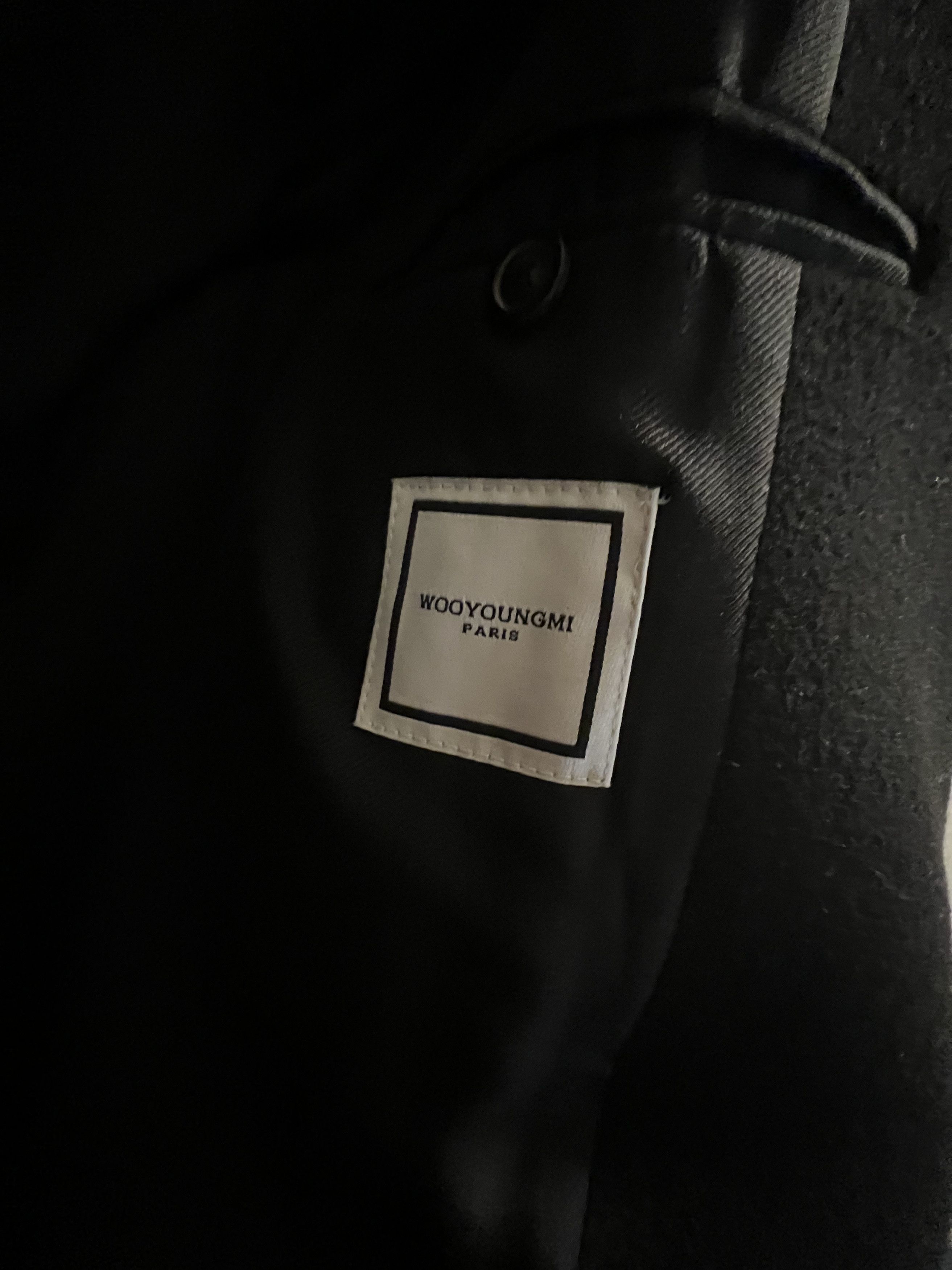 Wooyoungmi Wooyoungmi Black Single-Breasted Cashmere Blend Coat - IT48 Size US M / EU 48-50 / 2 - 4 Thumbnail