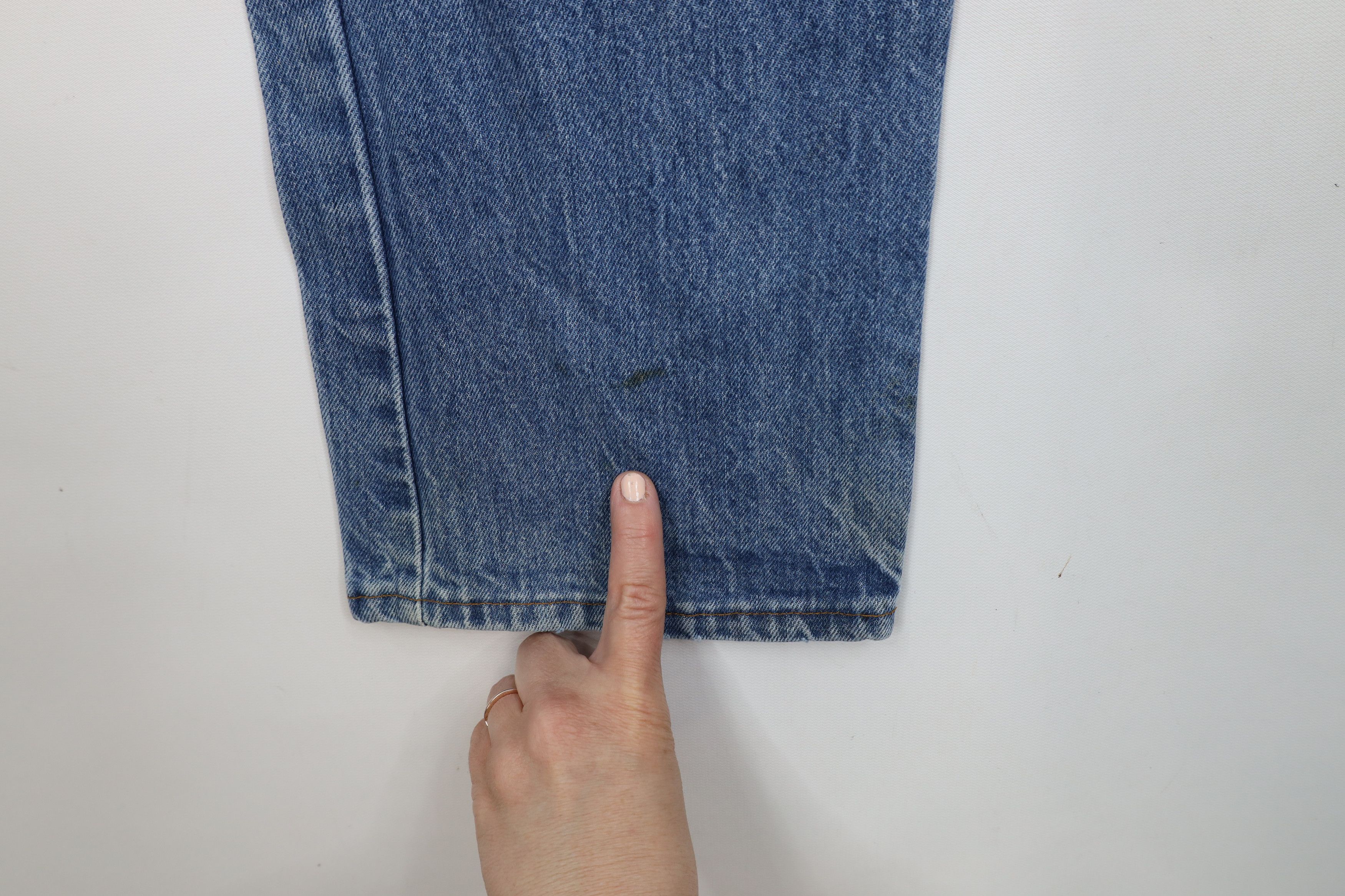 Vintage Vintage 70s Streetwear Straight Leg Denim Jeans Blue Cotton Size US 32 / EU 48 - 6 Thumbnail
