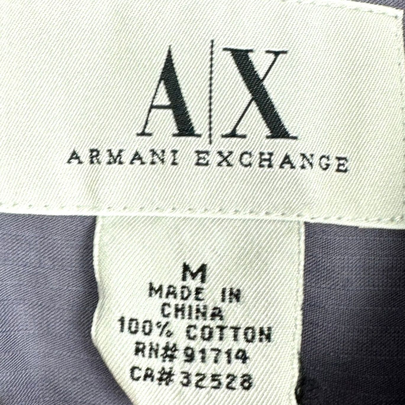 Armani Exchange Armani Exchange Shirt Mens M Purple Button Up Pleated Long Sleeve Casual Size US M / EU 48-50 / 2 - 4 Thumbnail