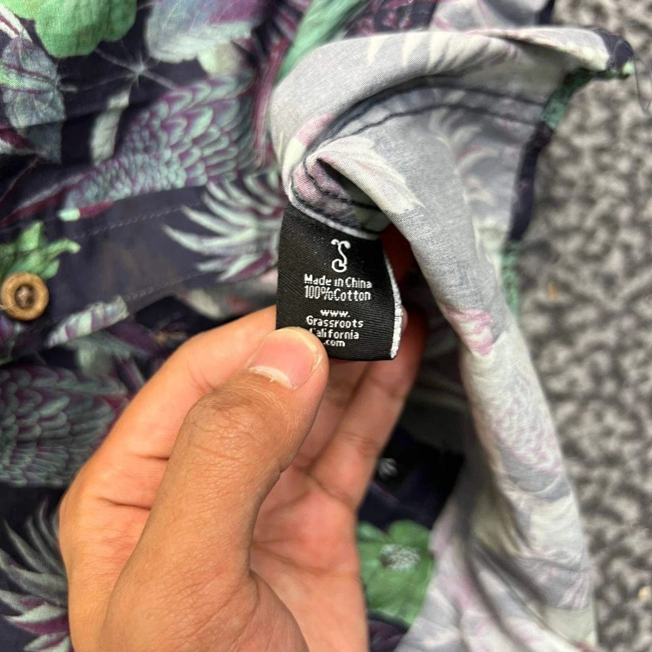 Grassroots California Greg Lutzka Shirt Men Hawaiian Button Up Short Sleeve XL Size US XL / EU 56 / 4 - 6 Thumbnail