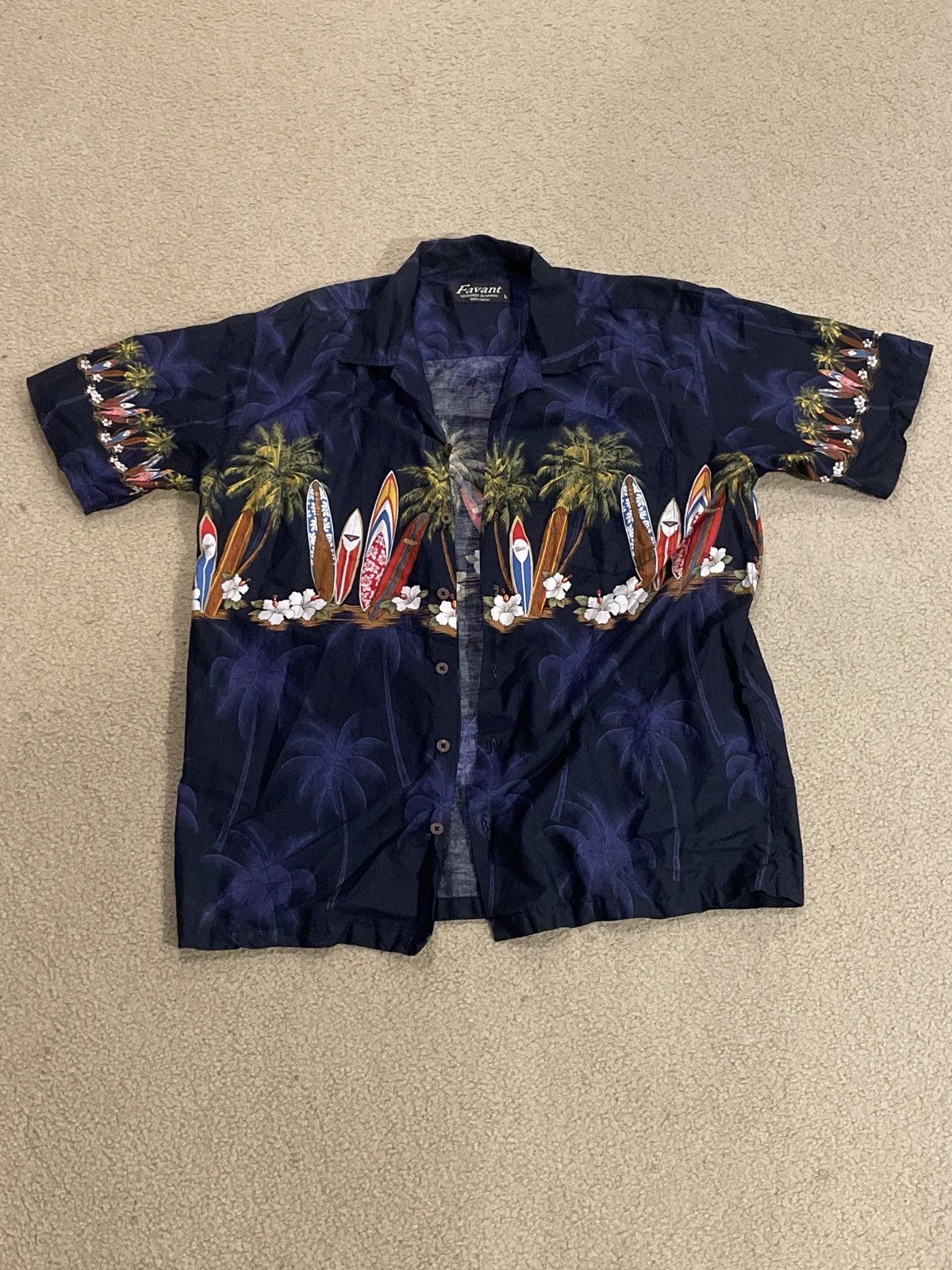 Vintage Vintage Hawaiian Shirt Size US L / EU 52-54 / 3 - 1 Thumbnail