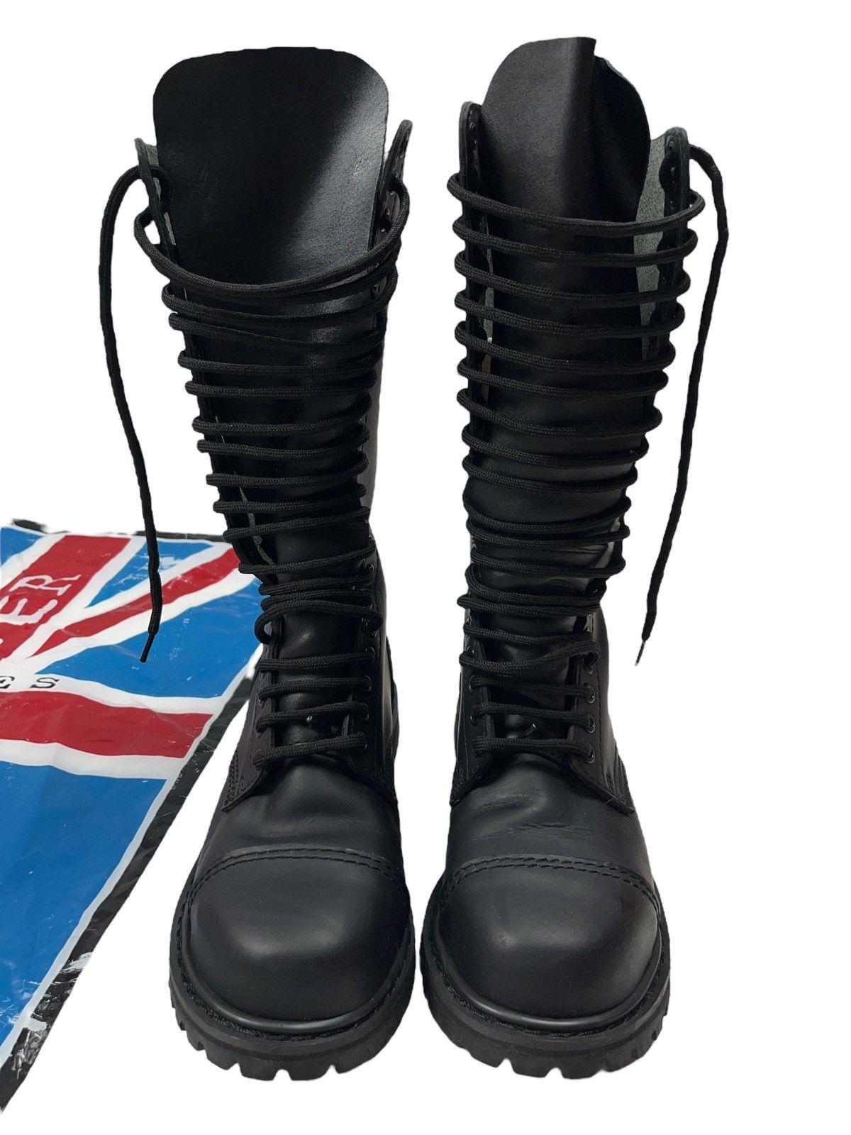 Undercover Vintage Undercover 20 Eye High Leather Combat Boot Steel Toe Size US 9 / EU 42 - 3 Thumbnail