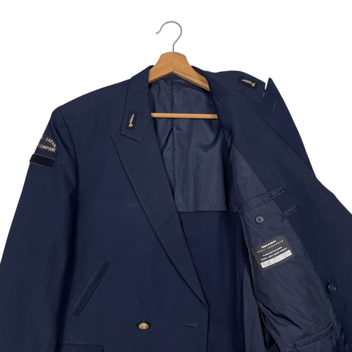 Yohji Yamamoto Yohji Yamamoto Central Japan Railway Company Blazer Jacket Size US M / EU 48-50 / 2 - 10 Thumbnail