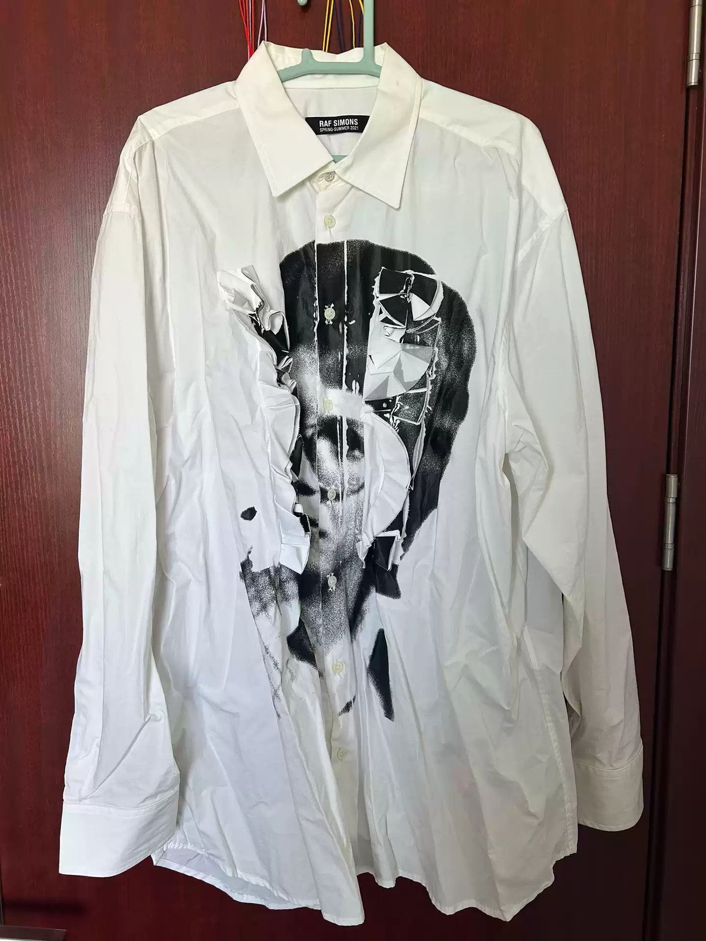 Raf Simons•SS21 stereo cut lace head shirt.-2505