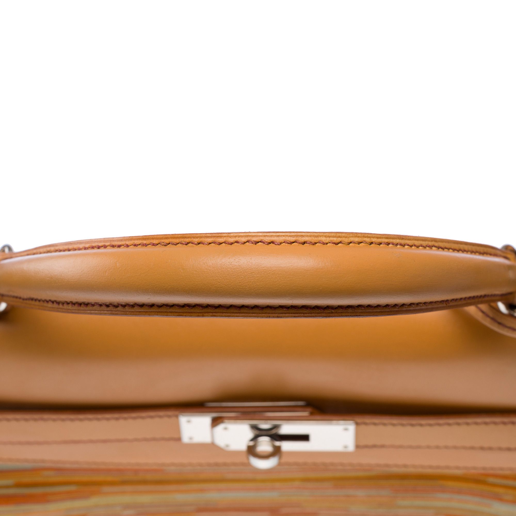 Hermes HERMES Kelly 35 in Beige Leather Size ONE SIZE - 10 Thumbnail
