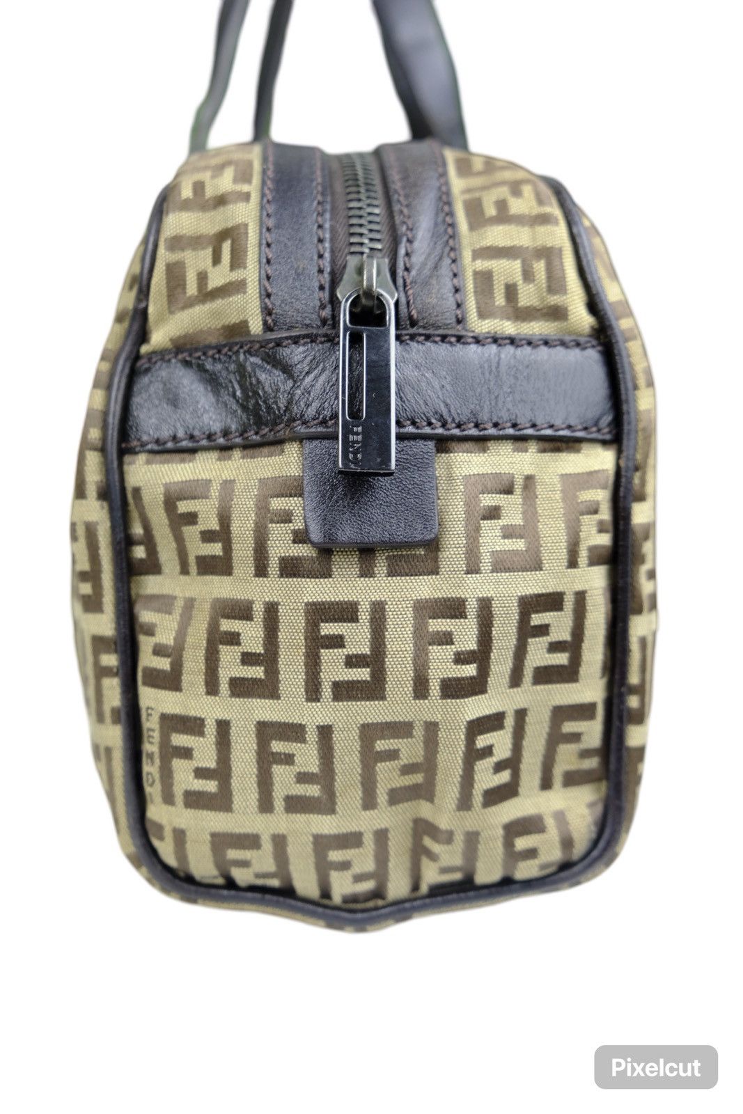 Fendi Authentic vintage Fendi vintage zucchino monogram barrel bag Size ONE SIZE - 8 Thumbnail