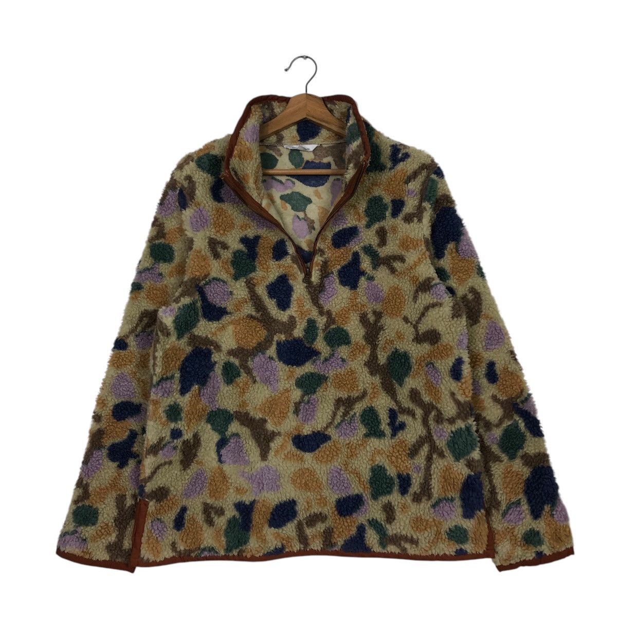 Japanese Brand × Vintage 📌Vintage Half Zipper Fleece Jacket Bean Singnature Size US M / EU 48-50 / 2 - 12 Thumbnail
