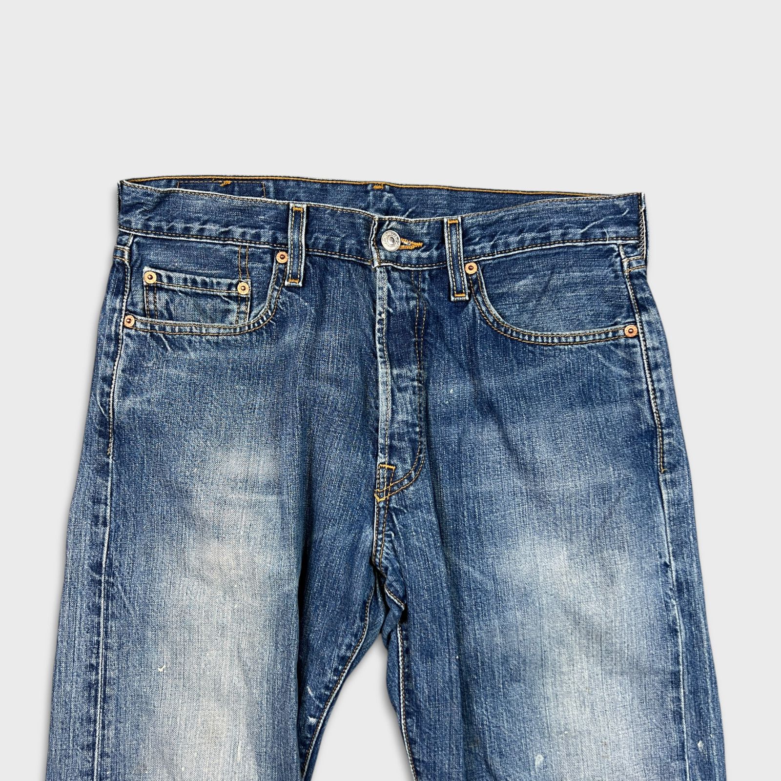 Levi's × Vintage Vintage Levi's 501 Jeans 32x31 Original Straight 90s Denim Size US 32 / EU 48 - 2 Thumbnail