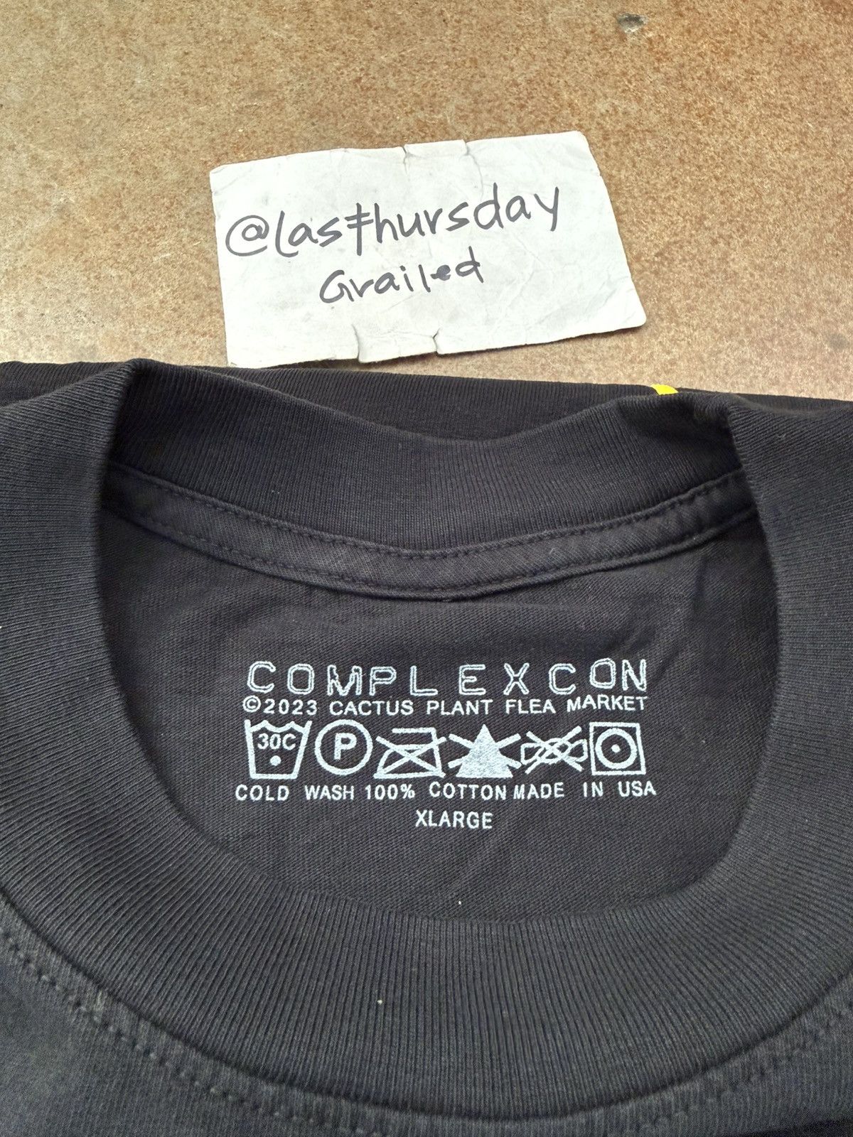 Cactus Plant Flea Market × Complex CPFM x ComplexCon Spider Tee Black XL Size US XL / EU 56 / 4 - 4 Thumbnail