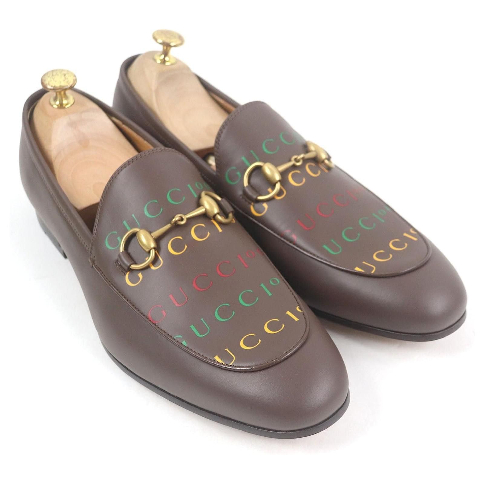 Gucci oc11z1025 Men's Gucci 100 Loafers in Brown Size US 9 / EU 42 - 4 Thumbnail