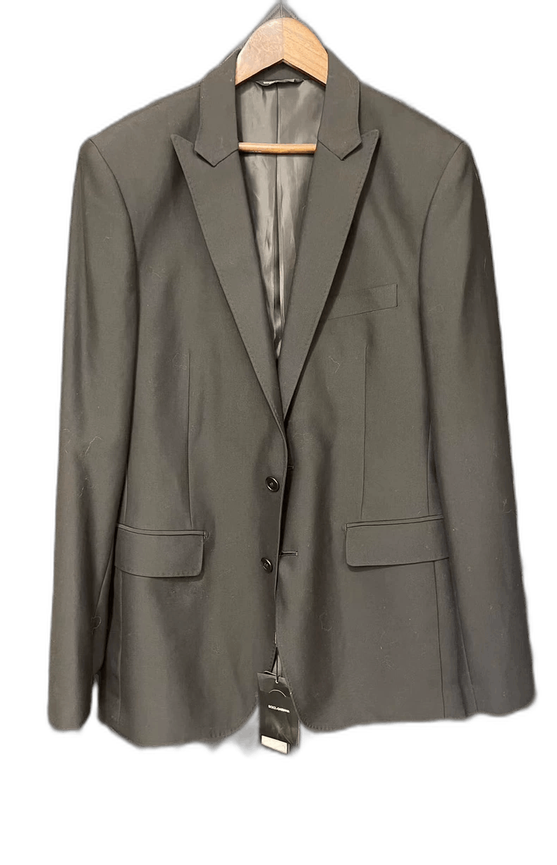 Dolce & Gabbana DG Dolce & Gabbana Black Suit Jacket Size US M / EU 48-50 / 2 - 1 Thumbnail