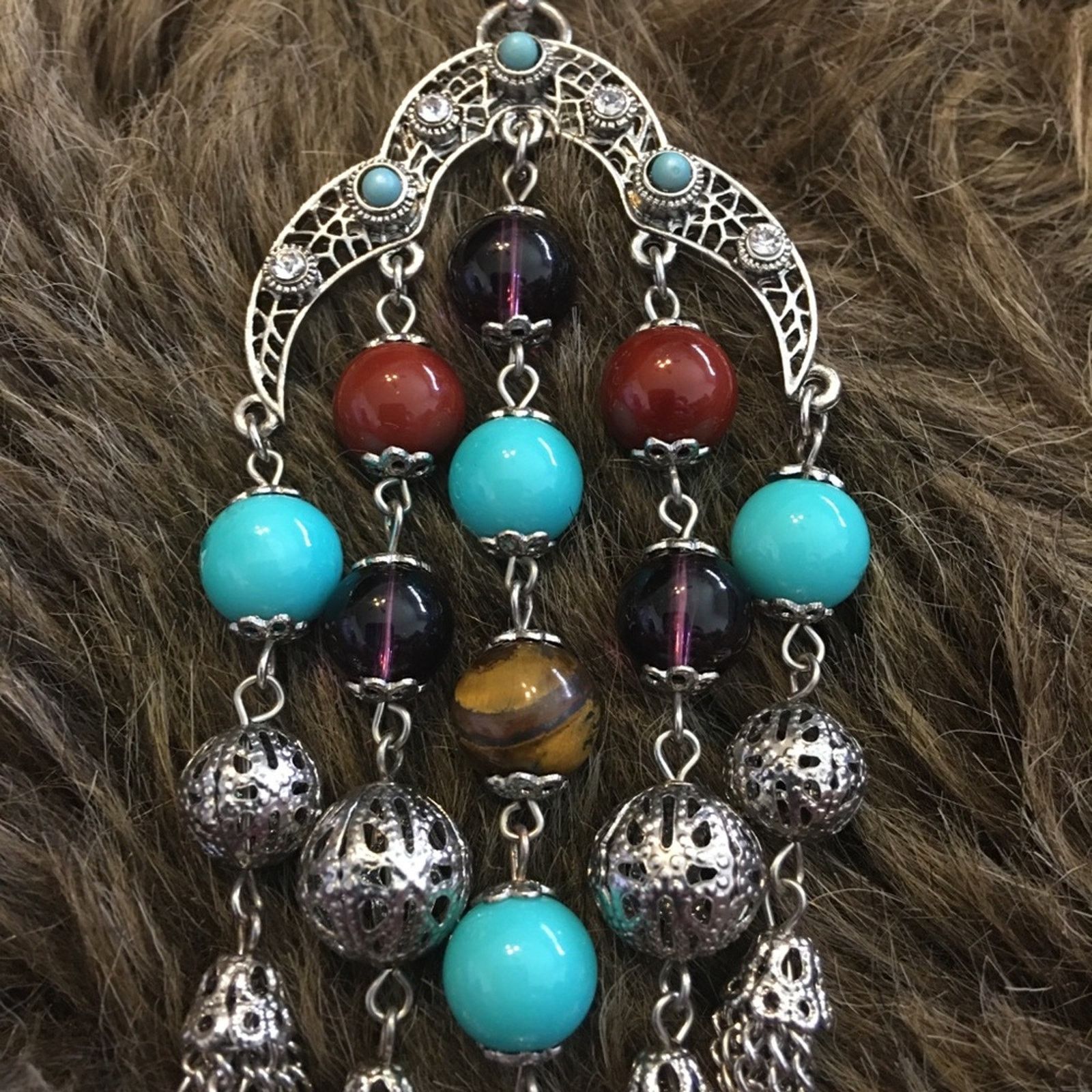 Jewelry R.J. Graziano glass bead tassel chain necklace Size ONE SIZE - 6 Thumbnail
