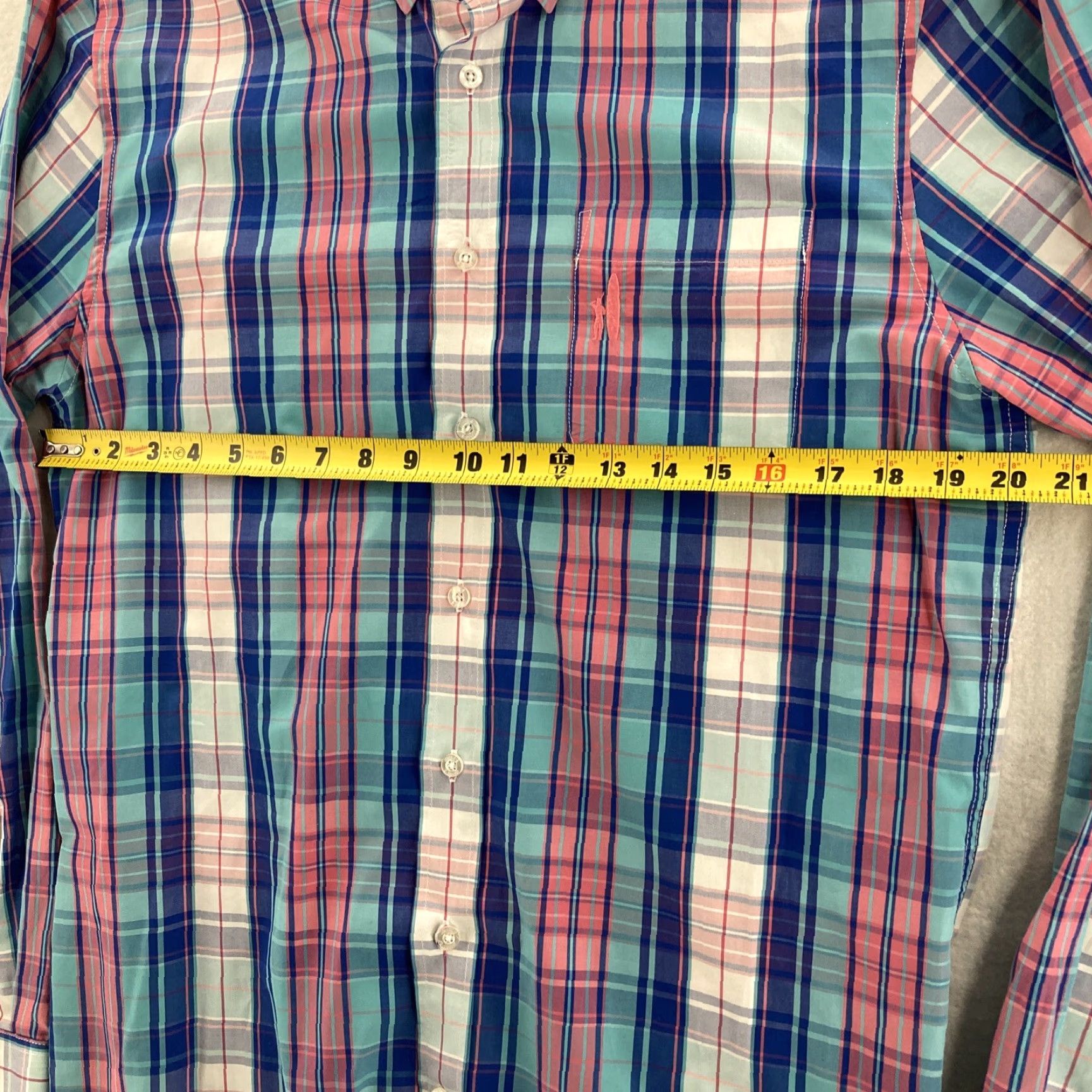johnnie-O Johnnie-O Shirt Mens Medium Plaid Button-Up Size US M / EU 48-50 / 2 - 3 Thumbnail