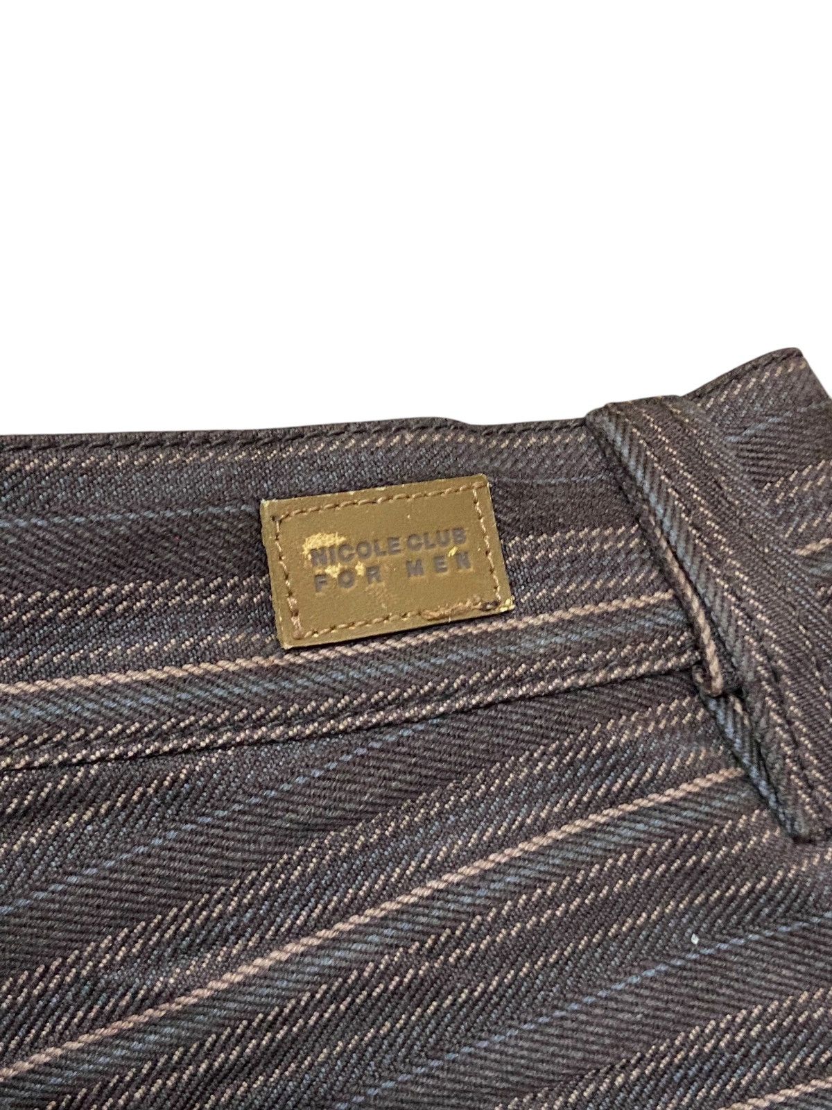 Nicole Club DROP💥 2000s NICOLE CLUB FOR MEN STRIPED PANTS Size US 32 / EU 48 - 4 Thumbnail