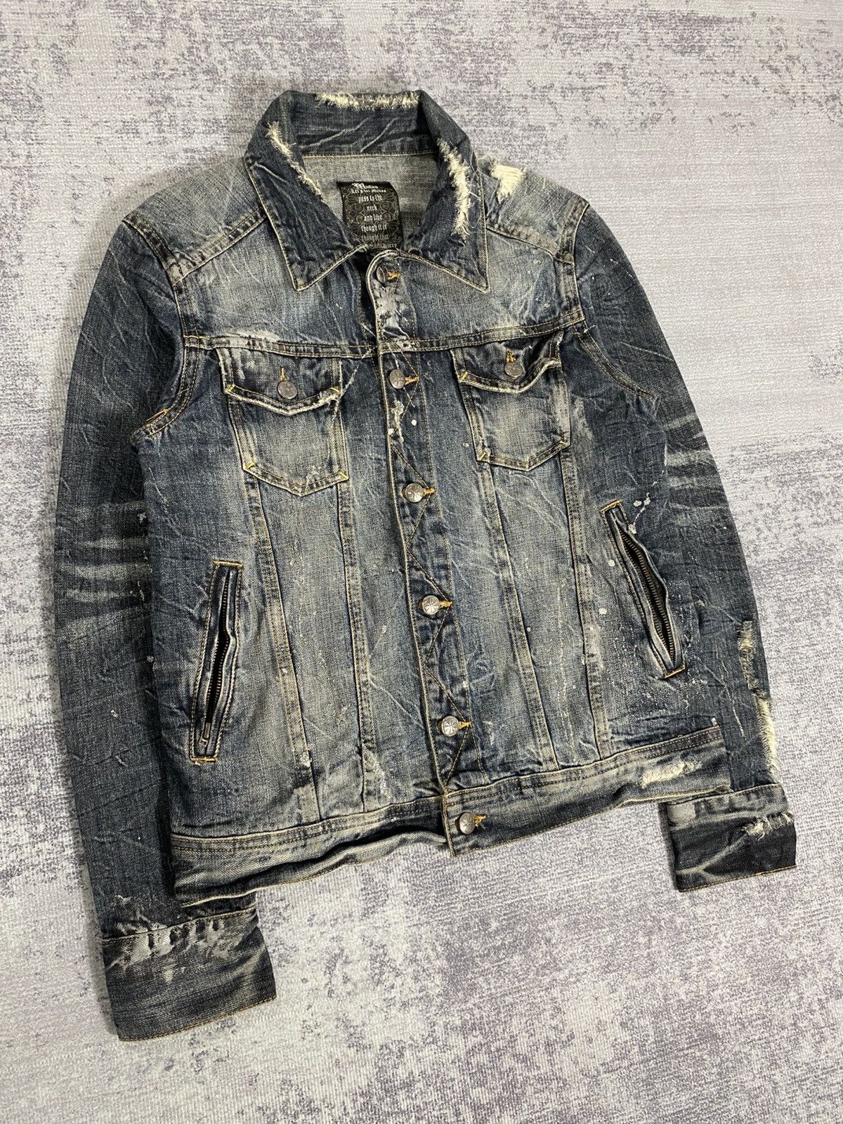If Six Was Nine Midas distressed splater jackets archives 2000s ifsx lgb Size US M / EU 48-50 / 2 - 6 Thumbnail