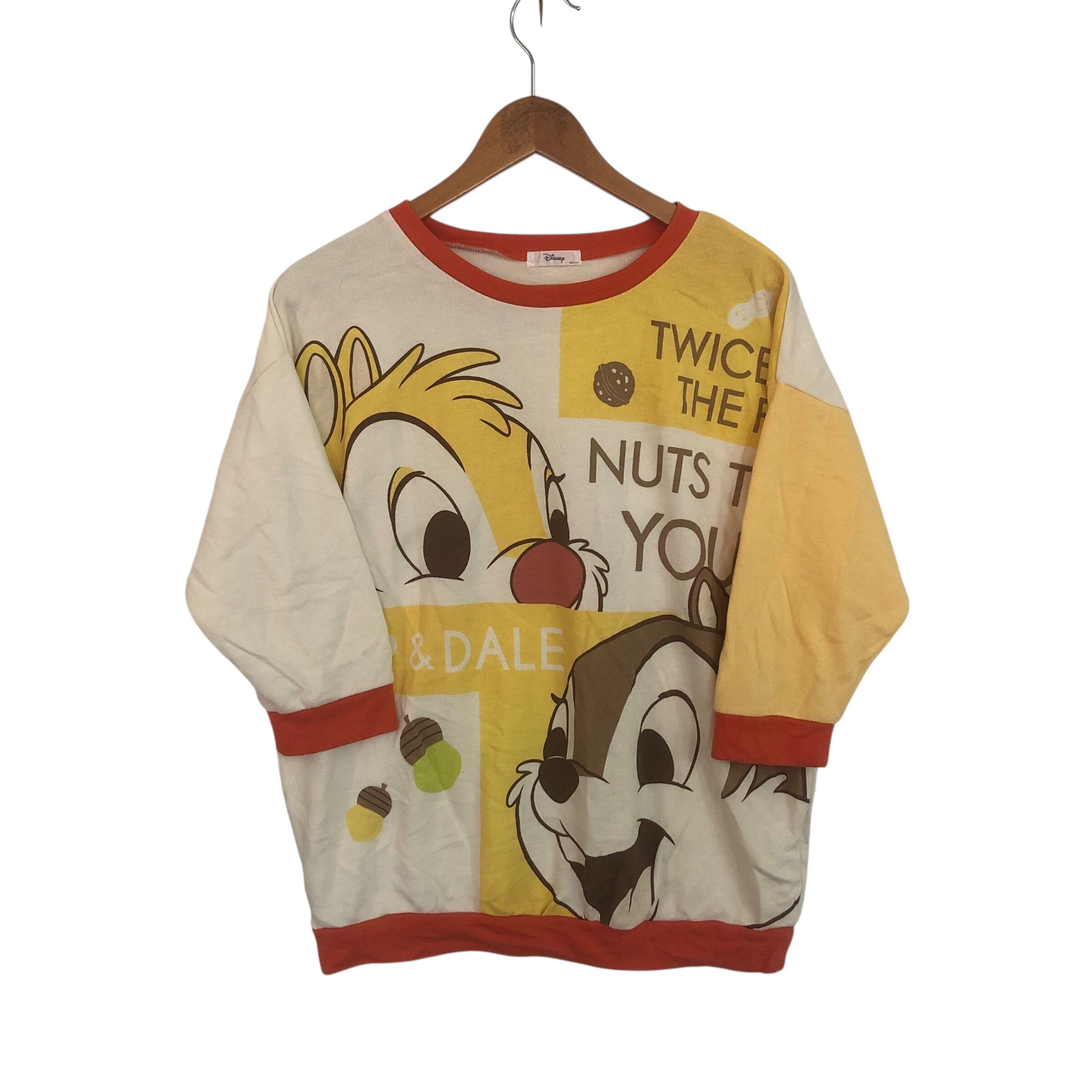 Disney Vintage Chip & Dale Full printed Sweatshirt Nice Design M Size M / US 6-8 / IT 42-44 - 1 Thumbnail