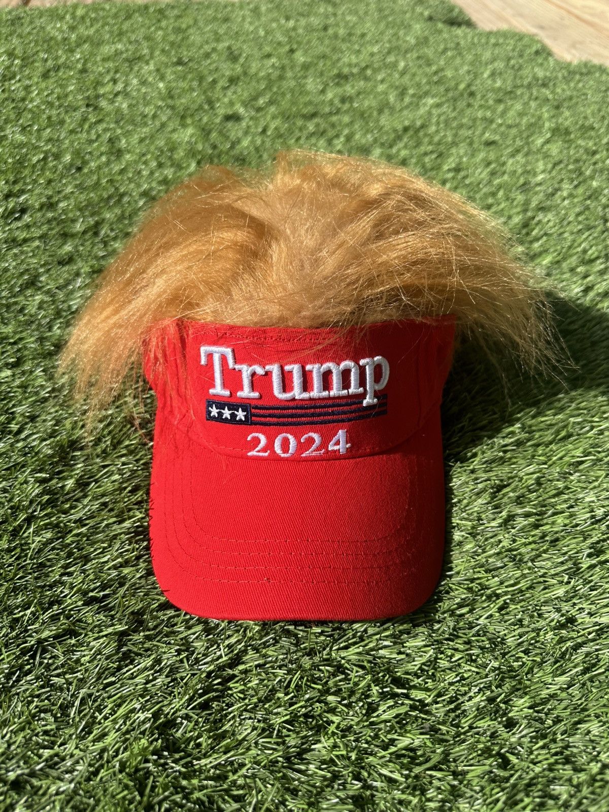 Other Donald Trump 2024 Maga Hair Hat Adjustable Size ONE SIZE - 1 Thumbnail