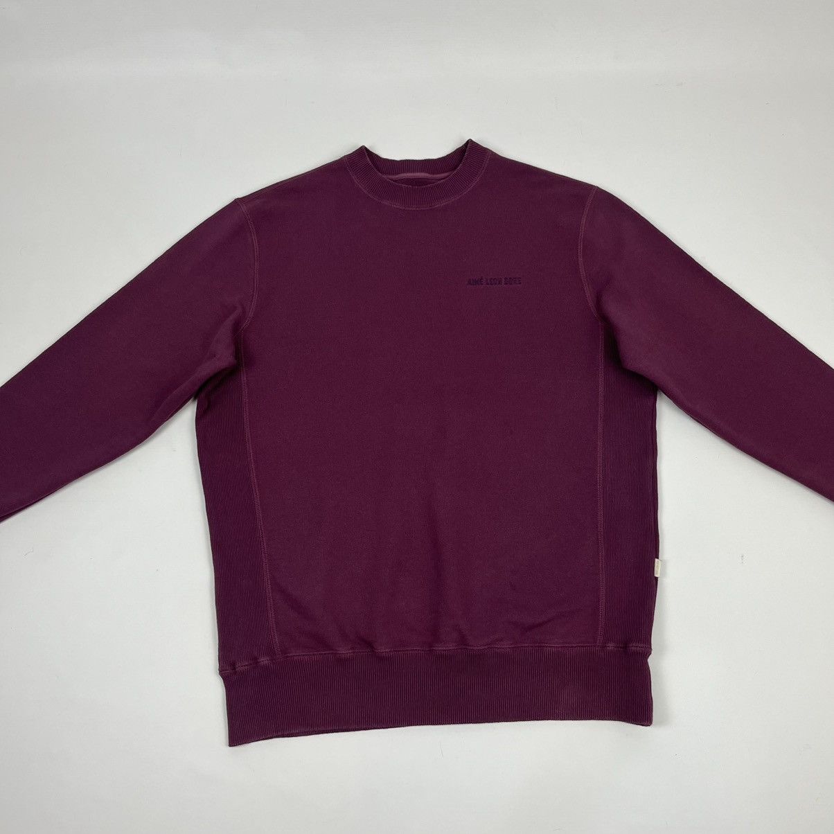 Aime Leon Dore Aime Leon Dore Tonal Logo crewneck sweatshirt burgundy Size US L / EU 52-54 / 3 - 6 Thumbnail