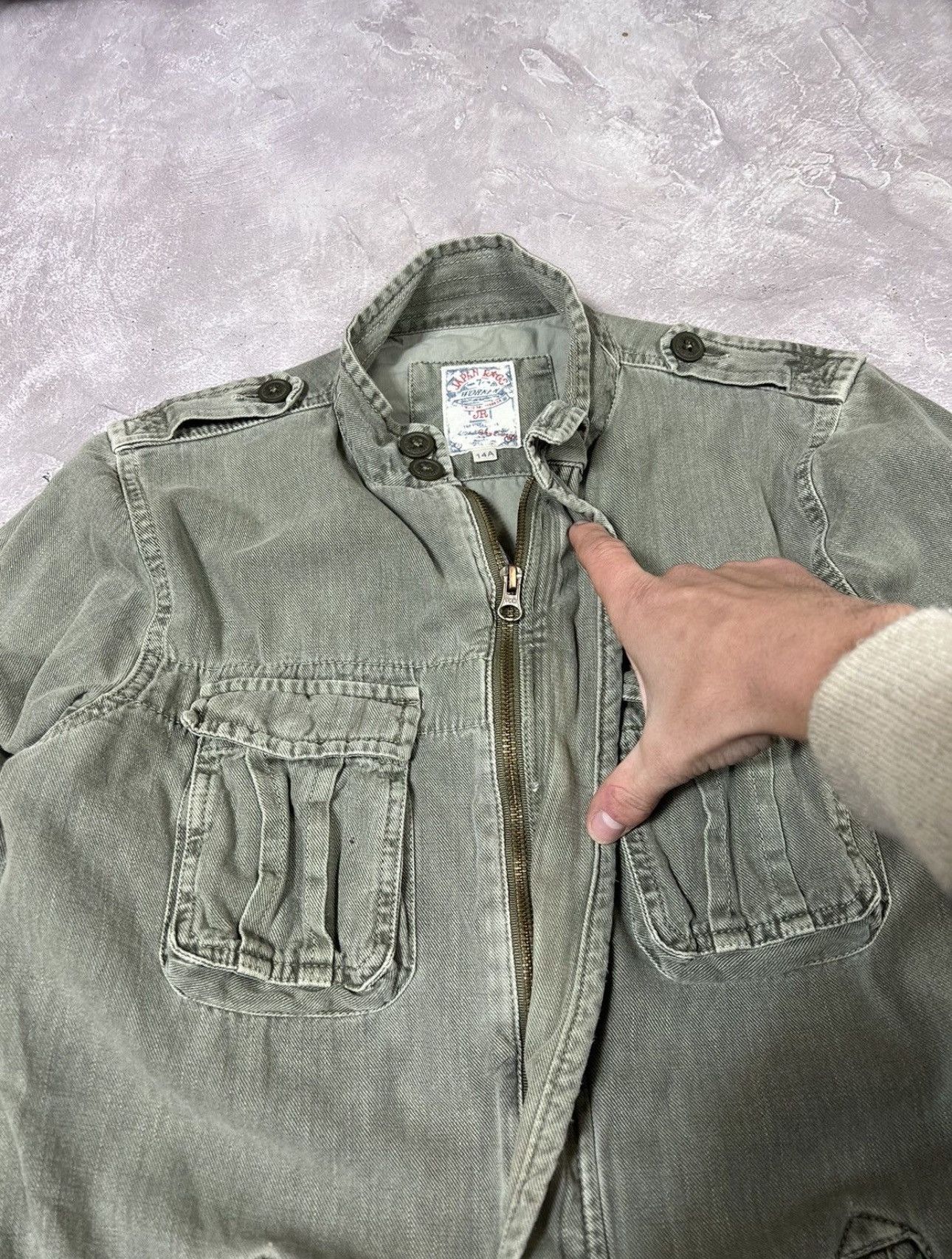 Japanese Brand Vintage Junya Watanabe Style Japan Rags Distressed Jacket Size S / US 4 / IT 40 - 6 Thumbnail