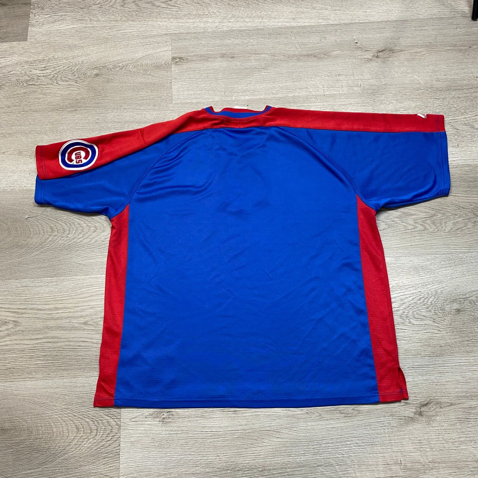 MLB × Majestic × Vintage Vintage Majestic Chicago Cubs Practice Warm Up Jersey 2XL Size US XXL / EU 58 / 5 - 3 Thumbnail