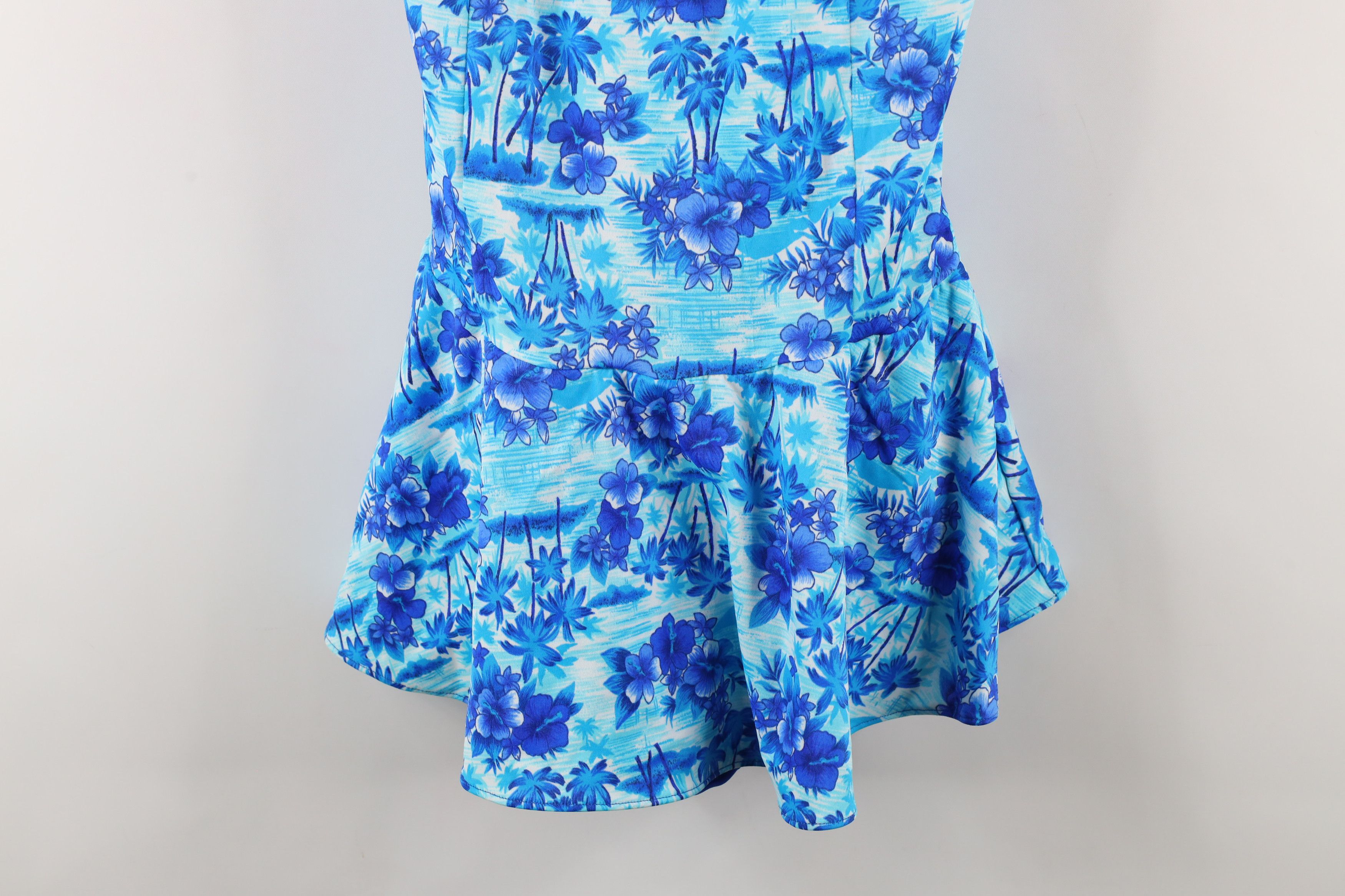 Vintage Vintage 90s Streetwear Flower Floral One Piece Swim Suit Size XXL / US 16-18 / IT 52-54 - 4 Thumbnail