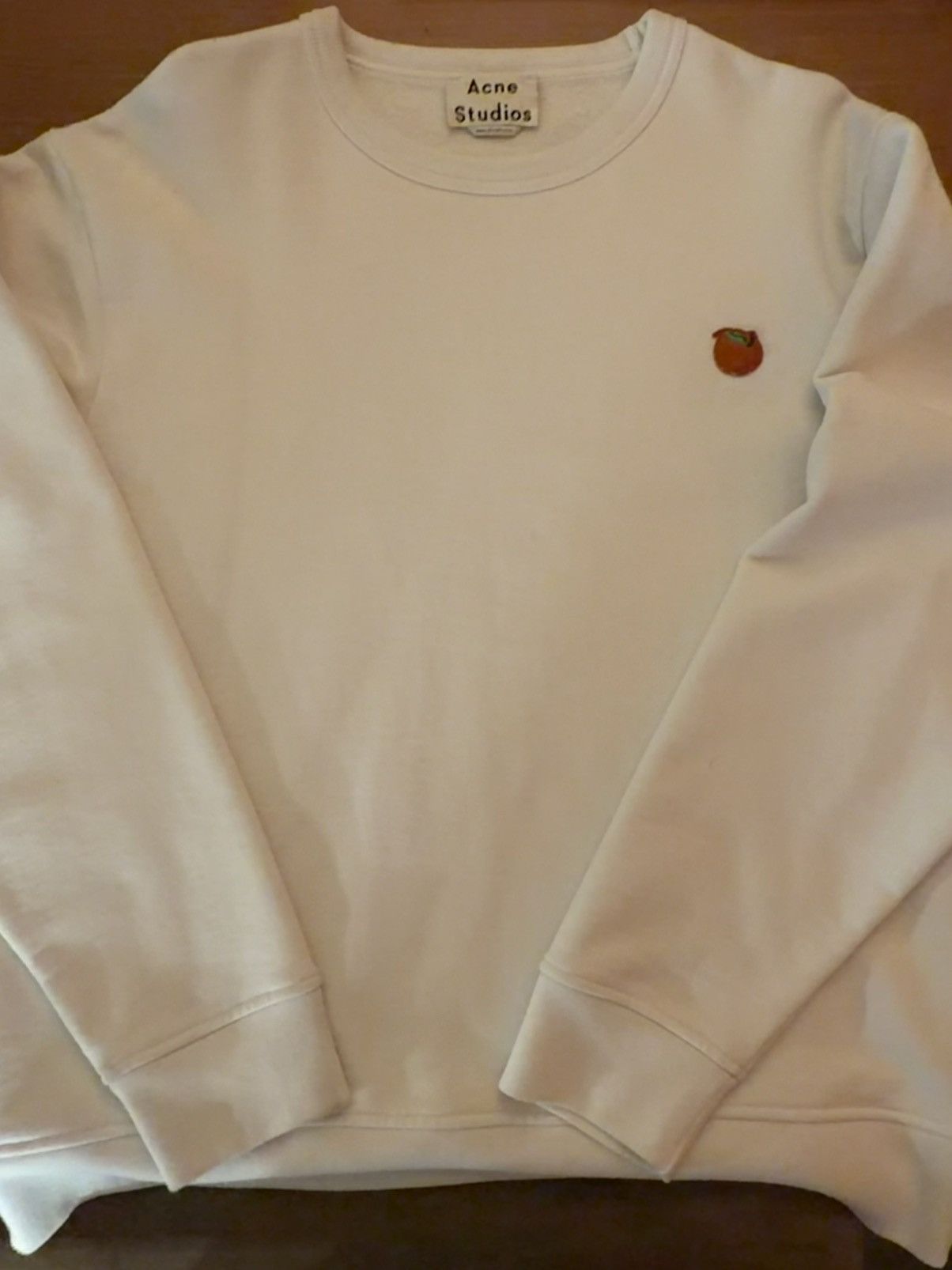 Acne Studios SS20 Acne Studios Fate Fruit Embroidered Orange Sweatshirt L Size US L / EU 52-54 / 3 - 1 Thumbnail