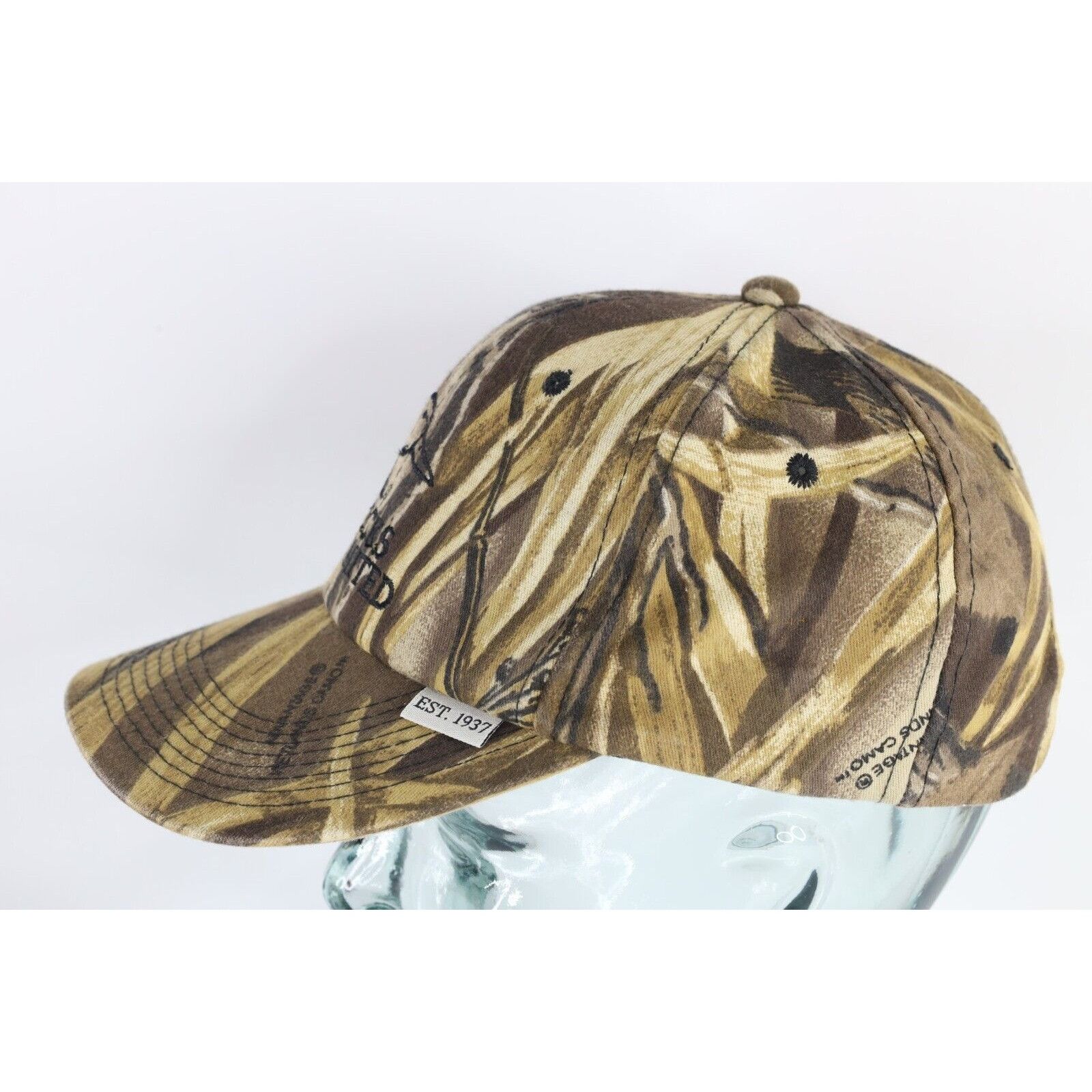 Vintage Vintage Ducks Unlimited Wetlands Camouflage Hat Size ONE SIZE - 4 Thumbnail
