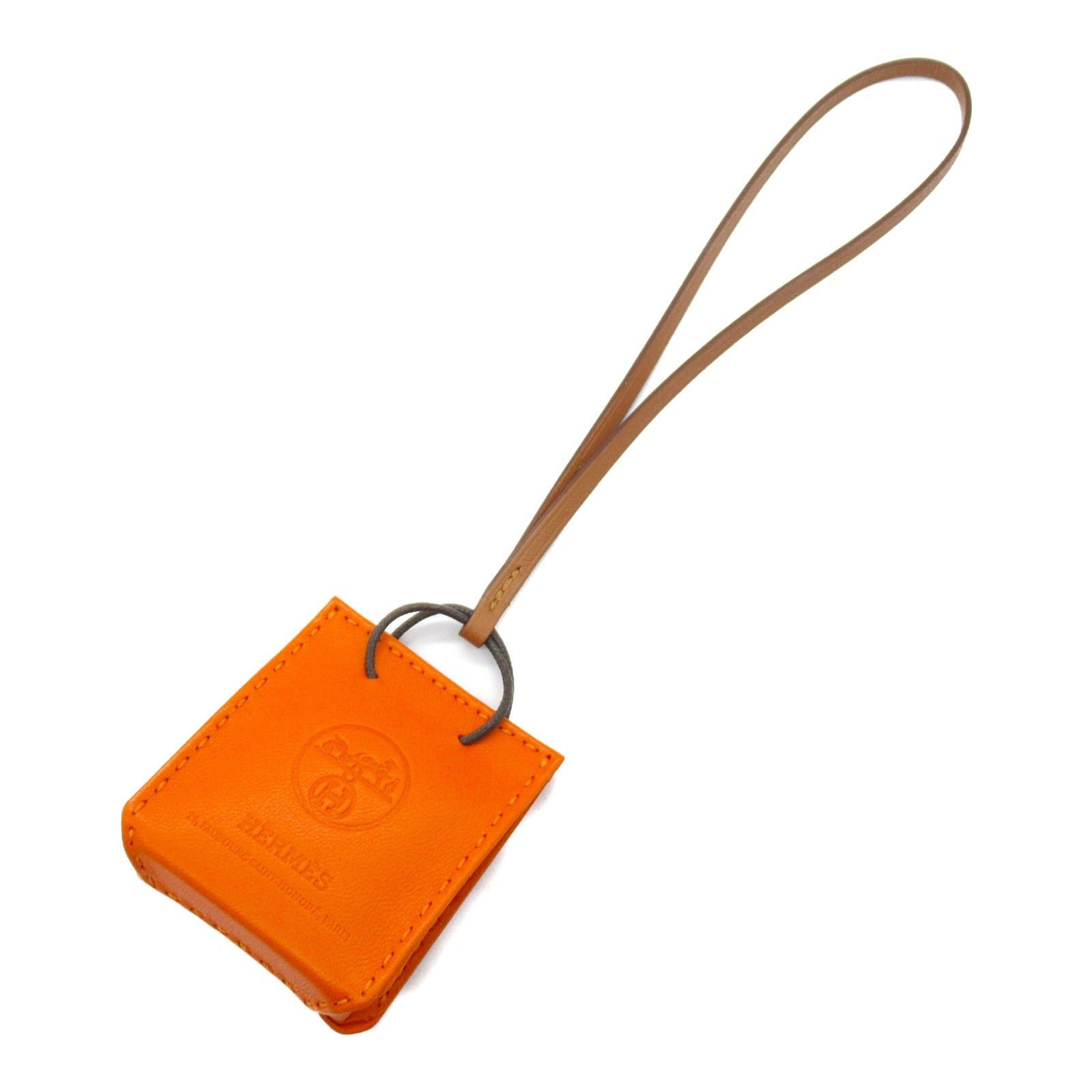 Hermes Hermes Sack Orange Bag Charm Leather Aagneau Feu Y Stamp Size ONE SIZE - 1 Thumbnail