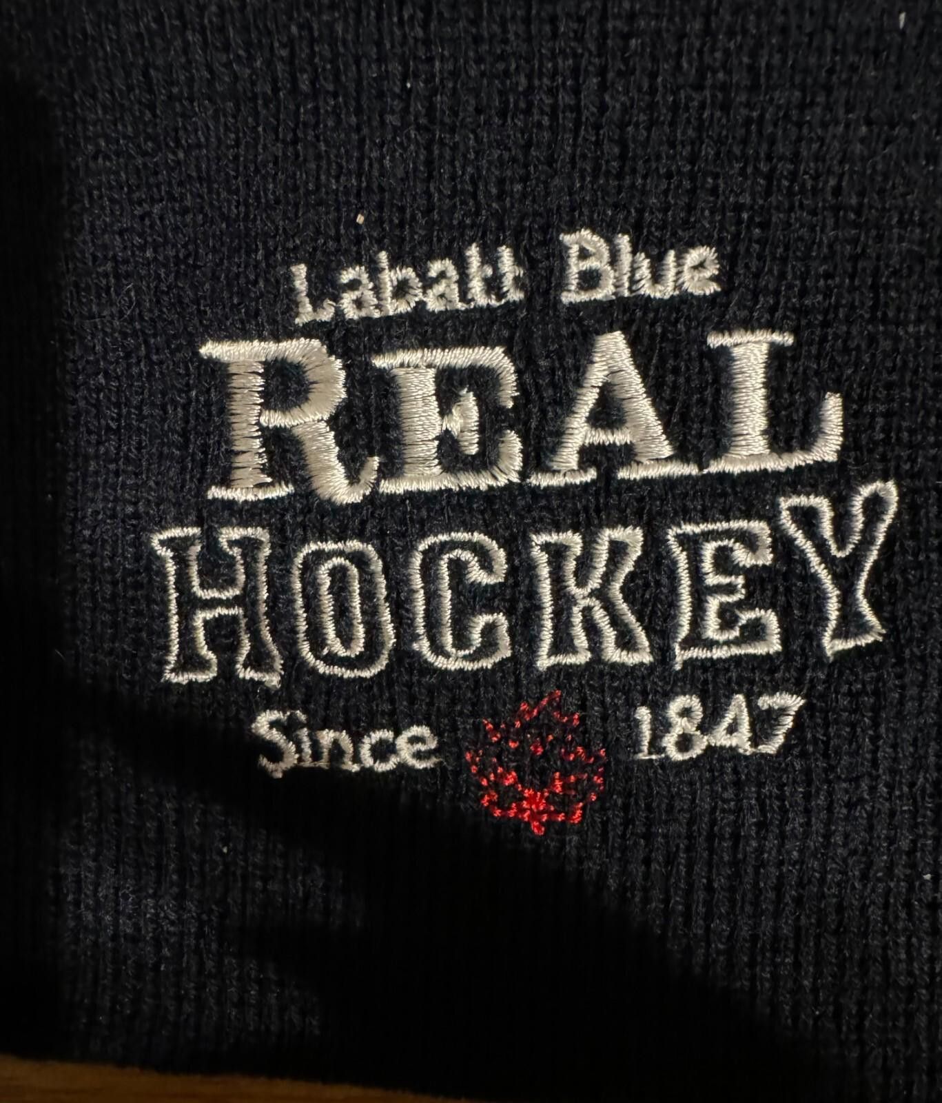 Other Labatt Blue Knit Beanie Hat Winter Cap Toque Blue Size ONE SIZE - 3 Thumbnail