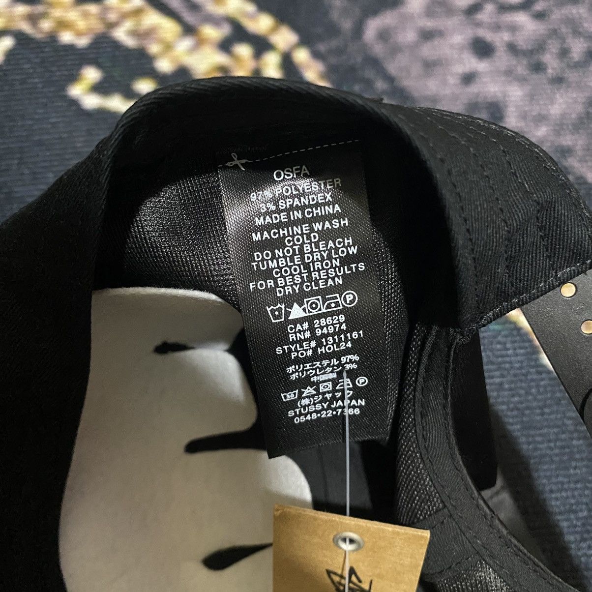 Other Stussy Burly Threads Cap Hat Black Size ONE SIZE - 7 Thumbnail