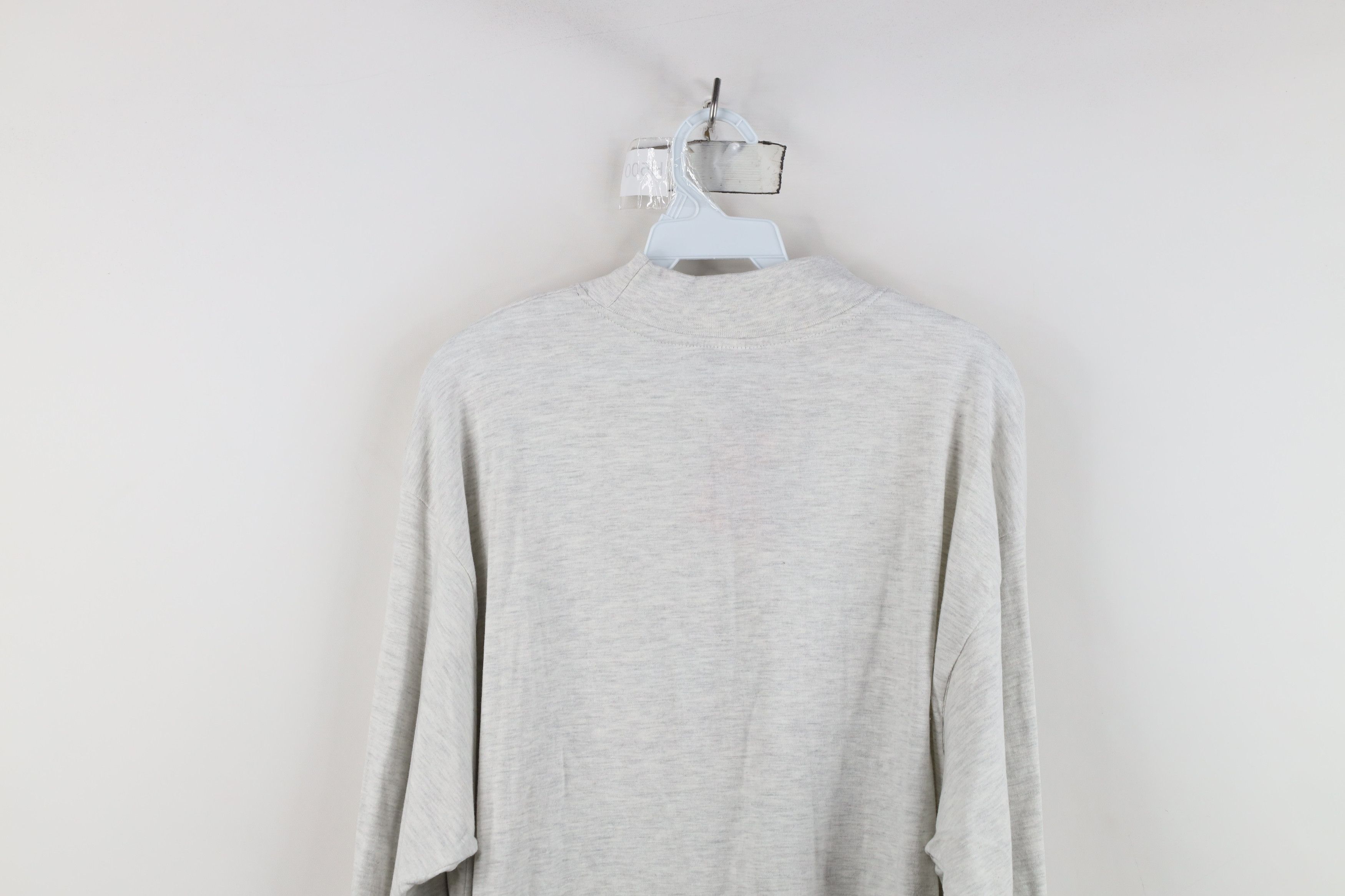 Vintage Deadstock Vintage Streetwear Mock Neck Long Sleeve T-Shirt Size US XL / EU 56 / 4 - 9 Thumbnail