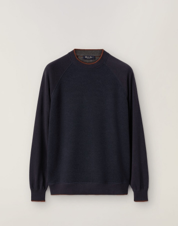 o1srvl11e0424 Girocollo Sweatshirt in Navy