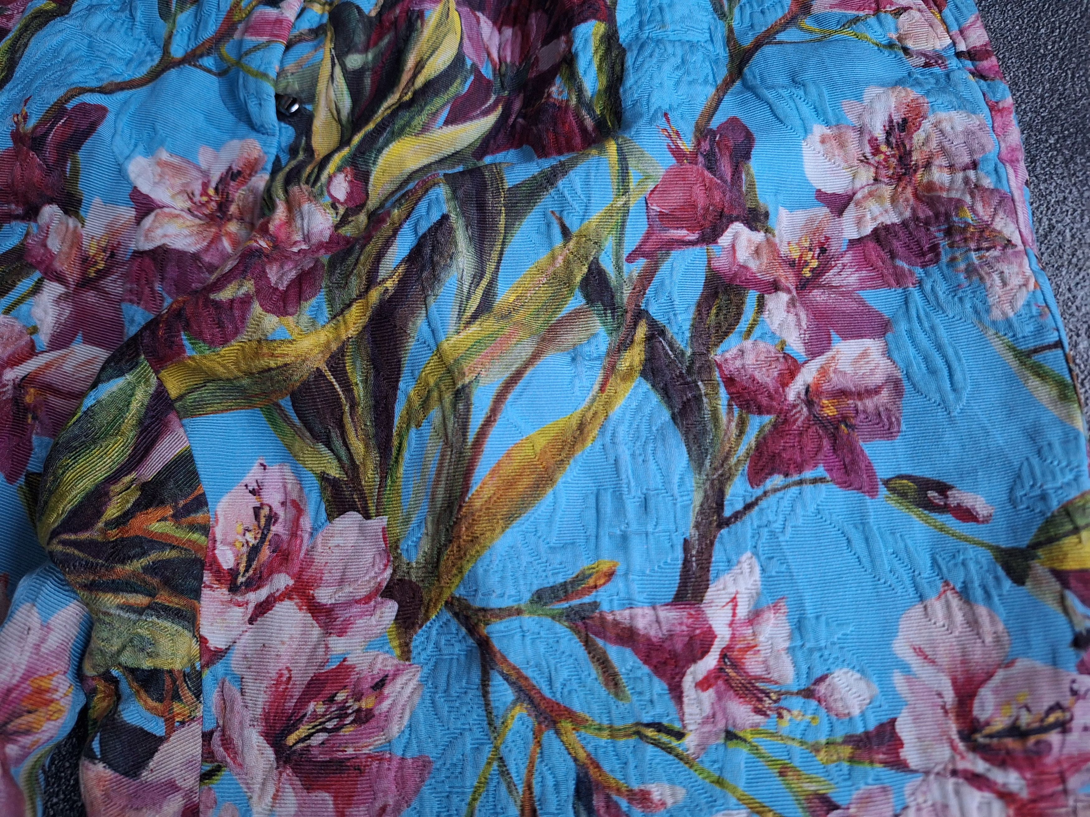 Dolce & Gabbana × If Six Was Nine Dolce Gabbana Floral art Pants Size 31" - 8 Thumbnail