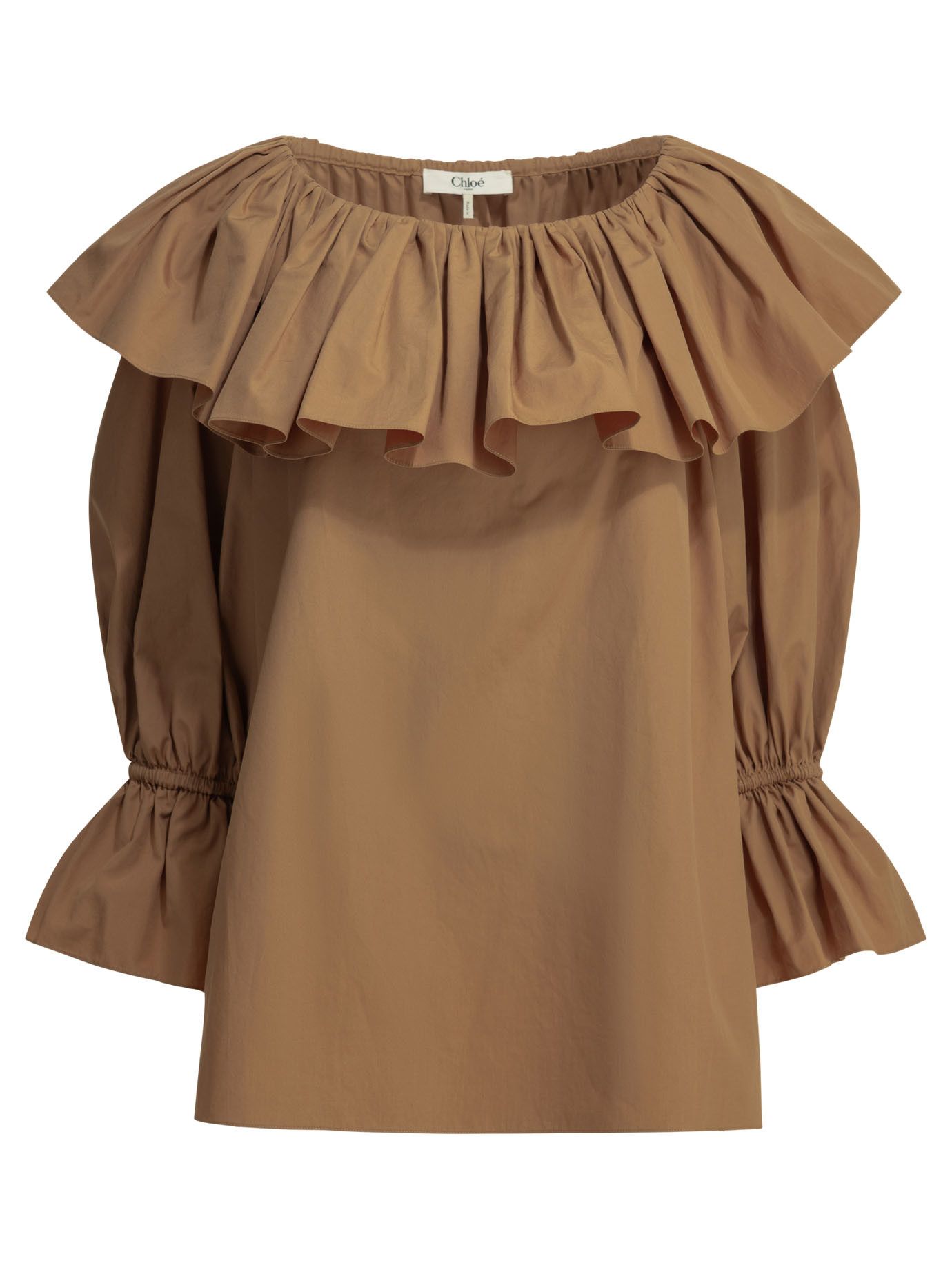 Chloe Casual Top With Ruffles Size S / US 4 / IT 40 - 1 Thumbnail