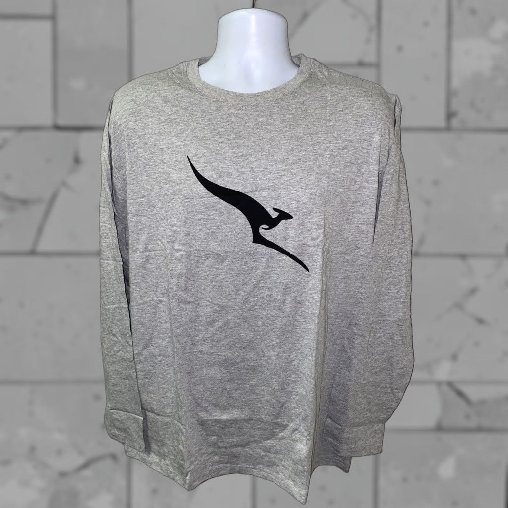 Morrissey Morrissey For Qantas Mens Gray Long Sleeve Graphic T-Shirt L/XL Size Regular Cotton Shirt Mens Size US L / EU 52-54 / 3 - 1 Thumbnail