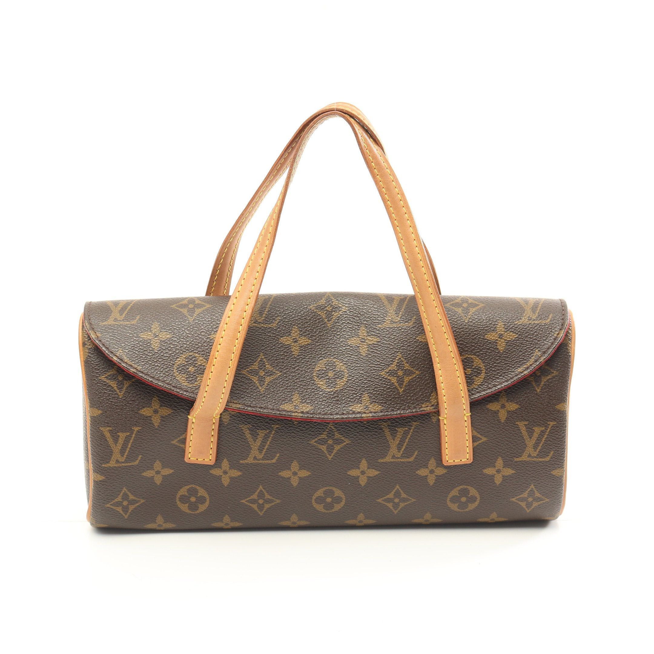 Louis Vuitton Louis Vuitton Sonatine Monogram Handbag Leather Brown Size ONE SIZE - 1 Thumbnail