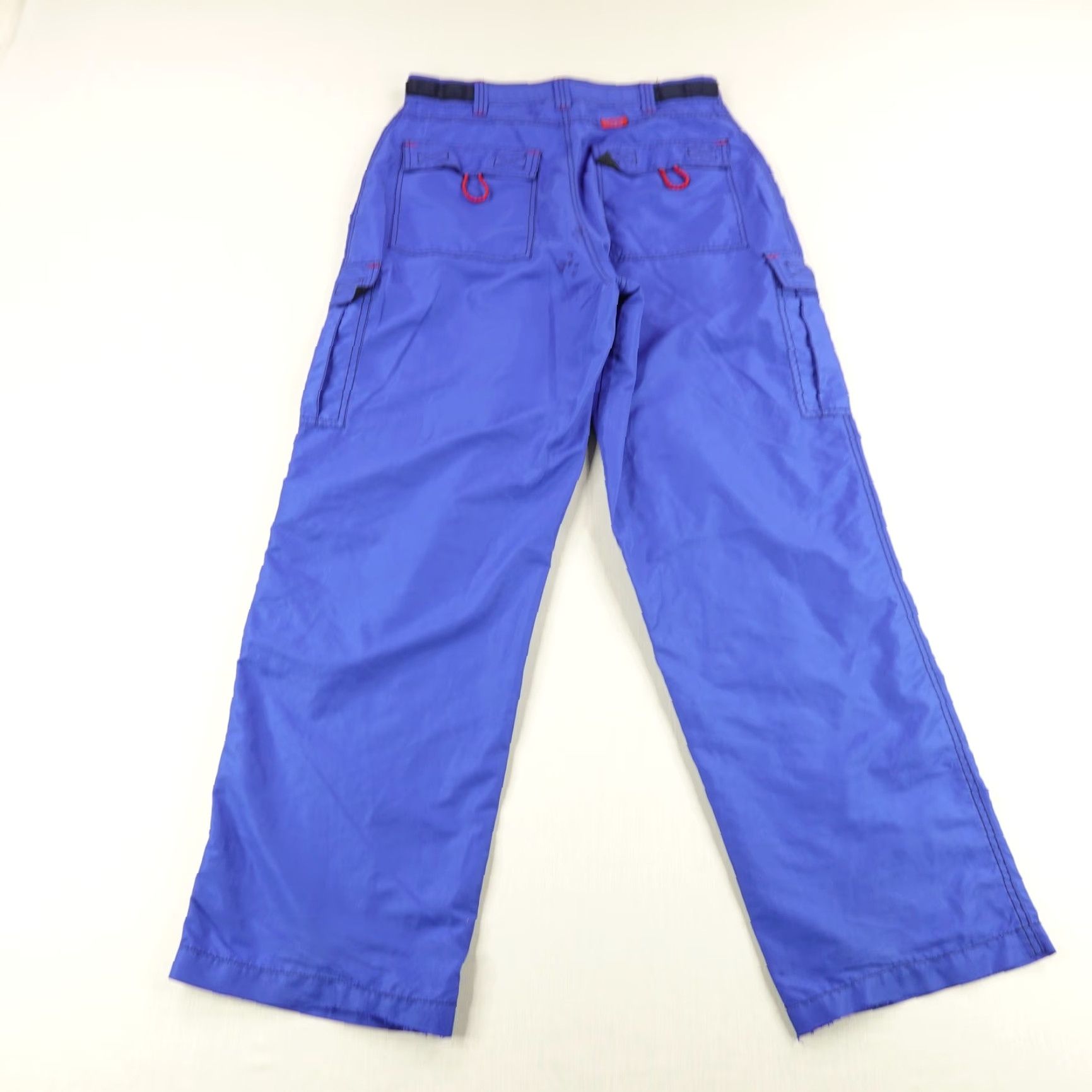 Fubu Vintage FUBU Pants Mens Large Blue Cargo Baggy Windbreaker Sports Loose Y2K 90s Size US 33 - 7 Thumbnail