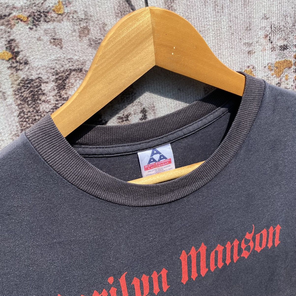 Marilyn Manson Vintage 2000s Marilyn Manson Hierophant Shirt SunFaded Size US S / EU 44-46 / 1 - 14 Thumbnail