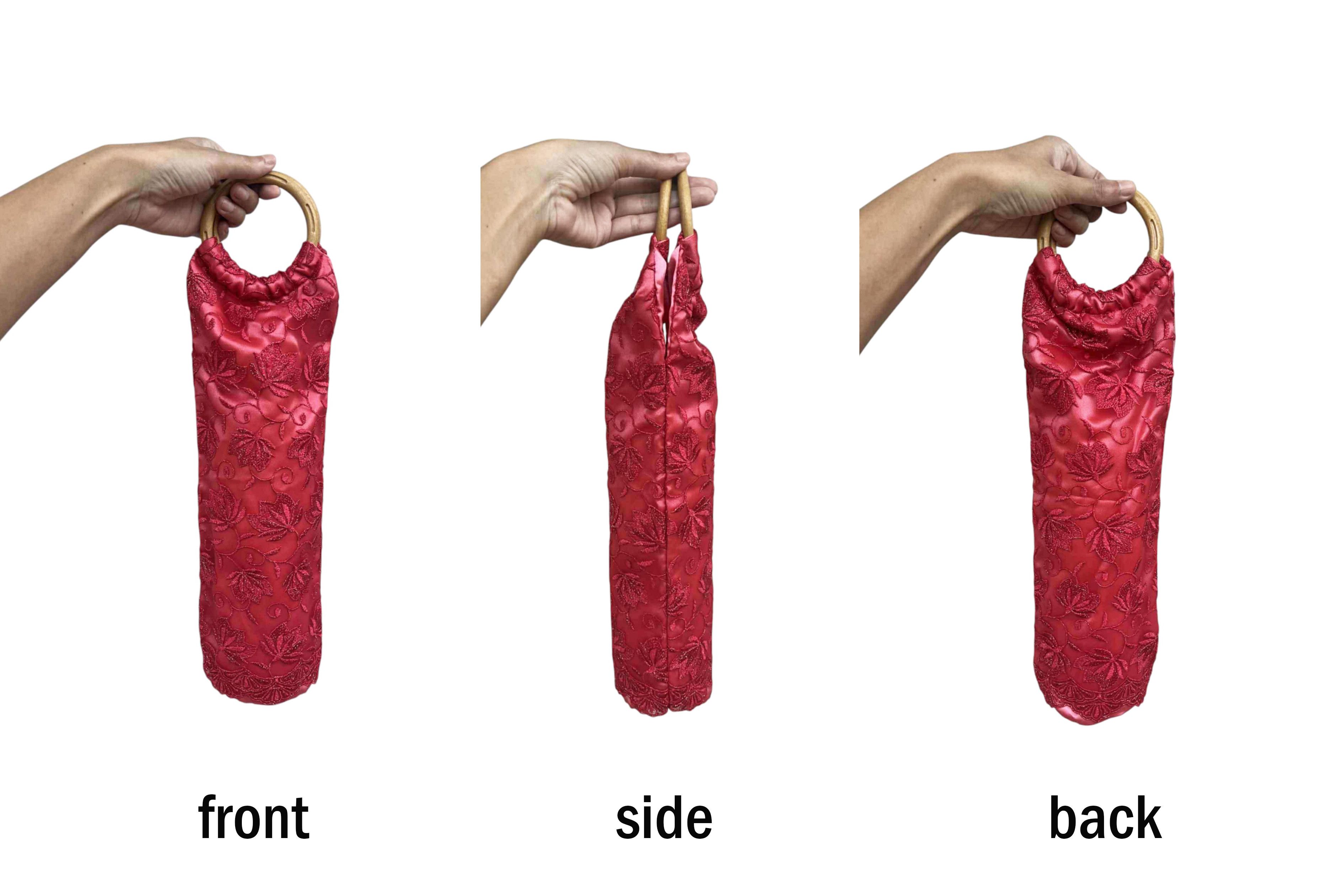 Vintage Japanese Vintage Handmade Bottle Holder Bag, Wine bag Size ONE SIZE - 8 Thumbnail