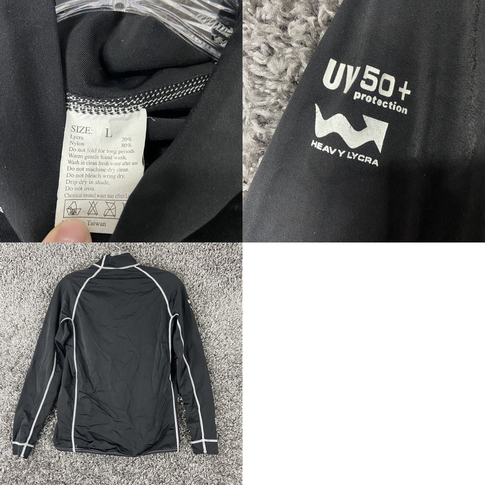 Vintage VINTAGE Planet Surf Rash Guard Long Sleeve Black Women’s Size L North Shore Hawaii Size L / US 10 / IT 46 - 8 Thumbnail