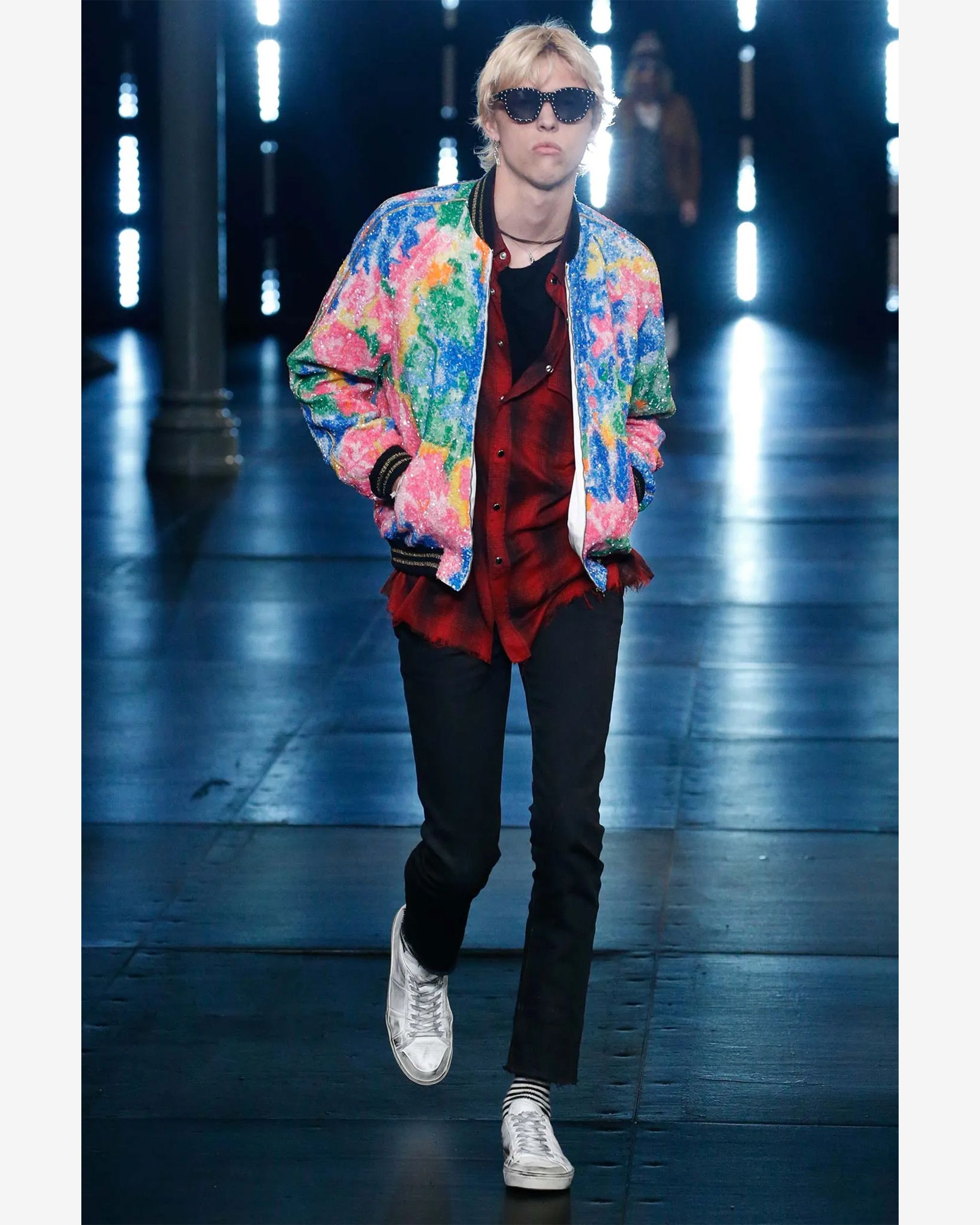 Saint Laurent Paris Red Checkered Flannel Shirt (SS16) Size US S / EU 44-46 / 1 - 1 Thumbnail